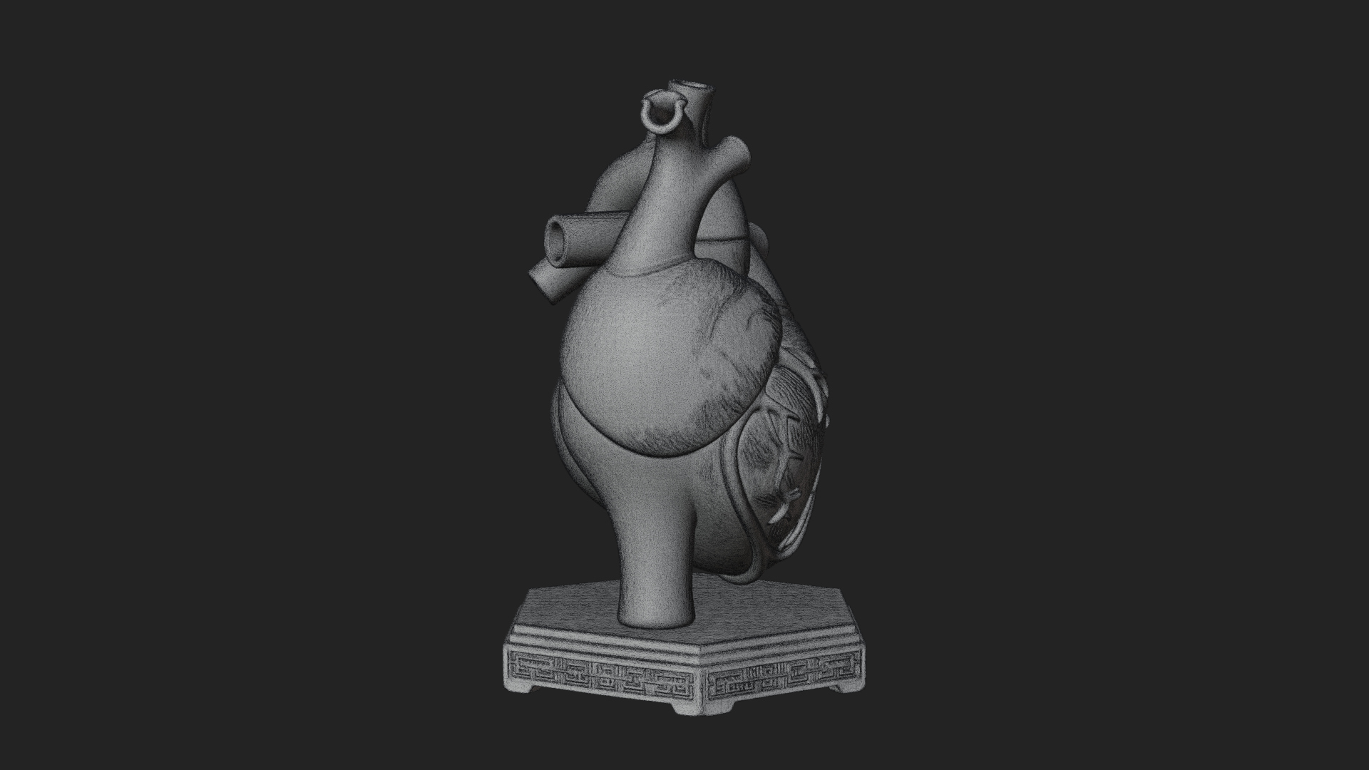 Anatomical Human Heart Model Design 42 3D Print Model 3D Model