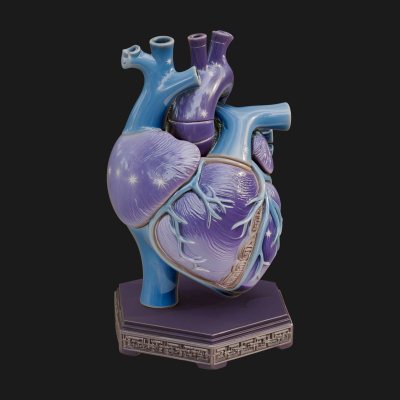 Anatomical Human Heart Model Design 42 3D Print Model