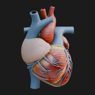 Anatomical Human Heart Model Design 5 3d Print Model