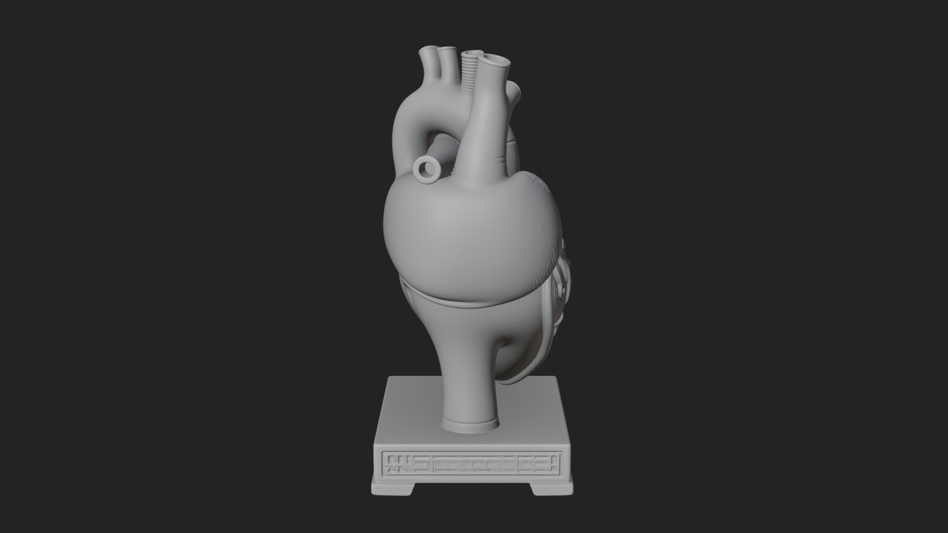 Anatomical Human Heart Model Design 50 3D Print Model 3D Model