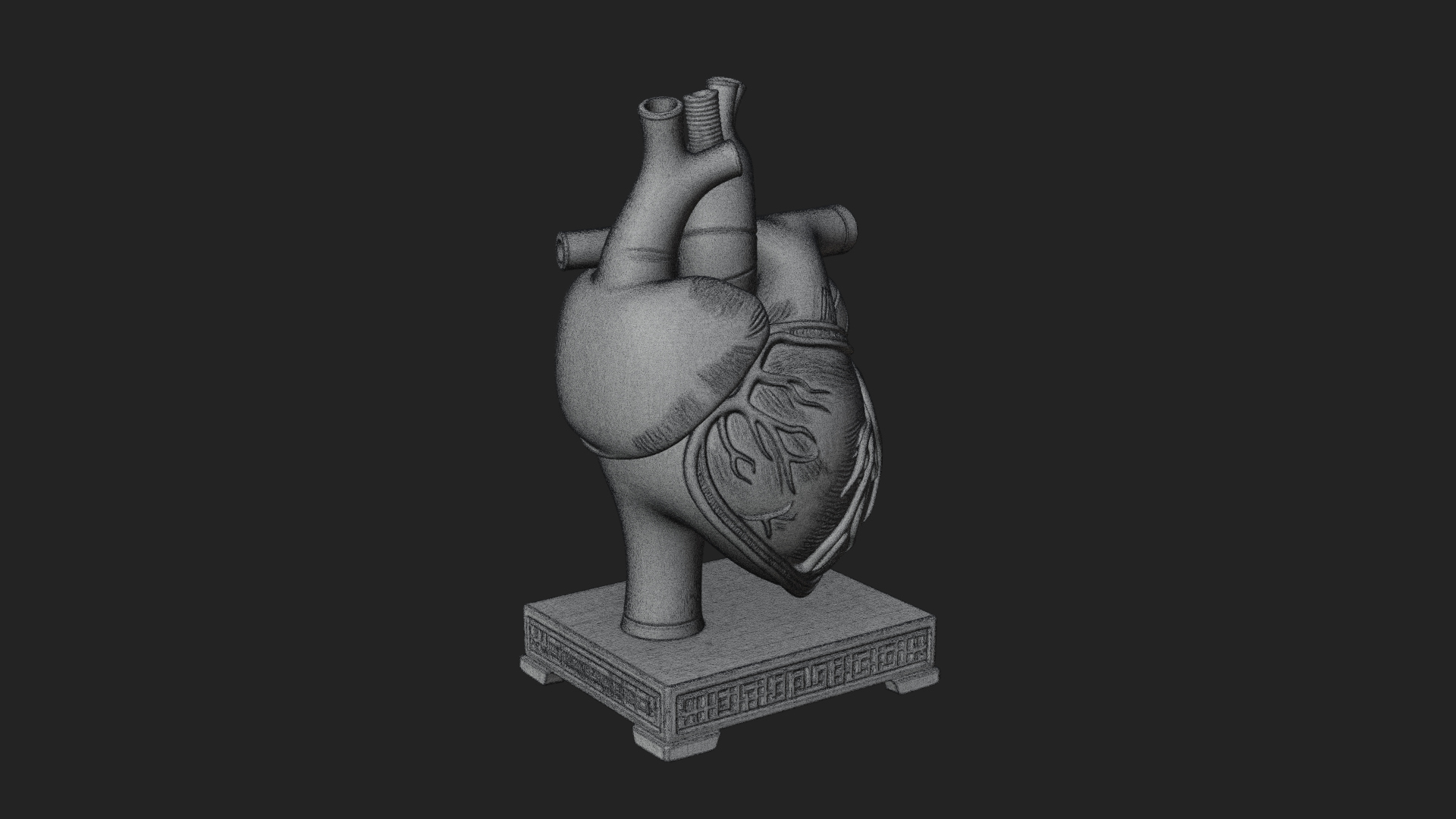 Anatomical Human Heart Model Design 50 3D Print Model 3D Model