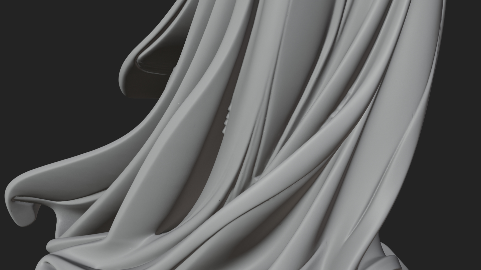 Angel Holding Heart Statue Design 1 3d Print Model 3D Model