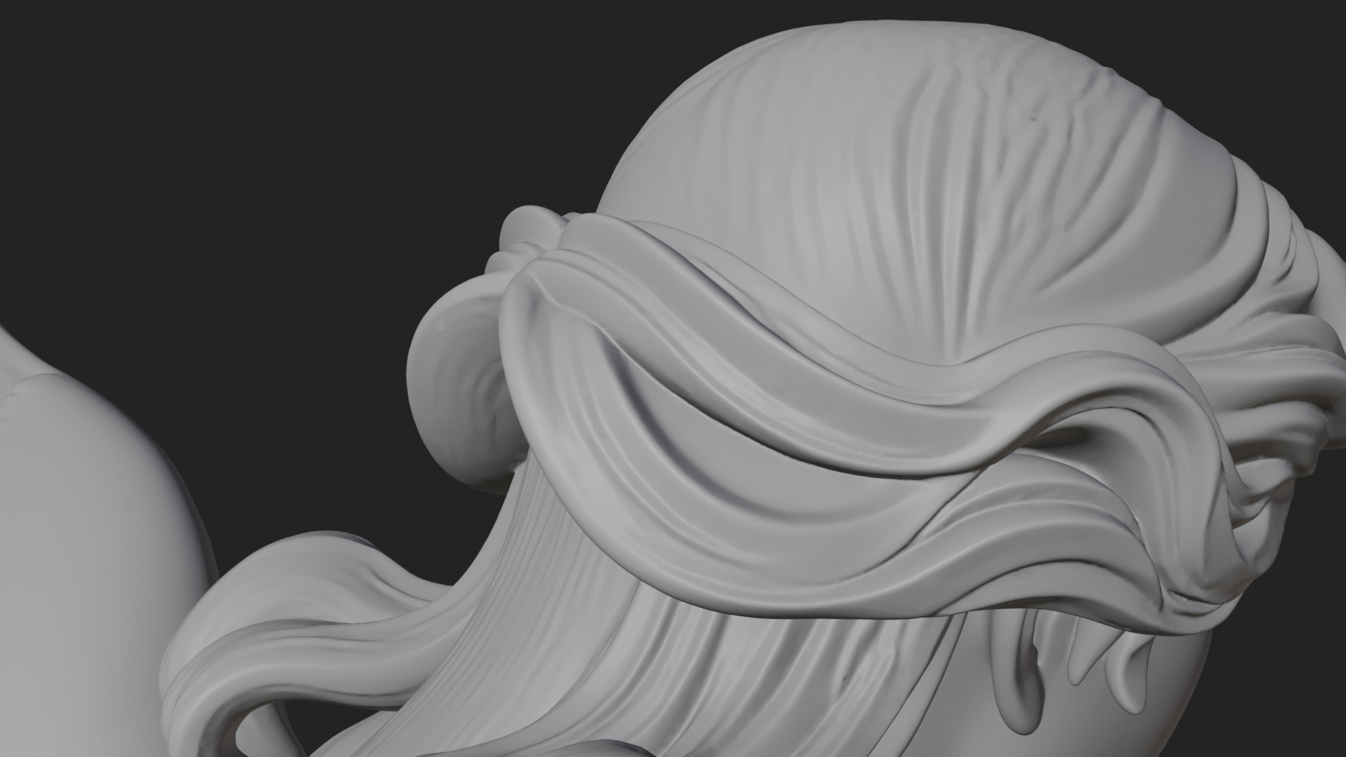 Angel of Victory Statue Design 6 3D Print Model 3D Model