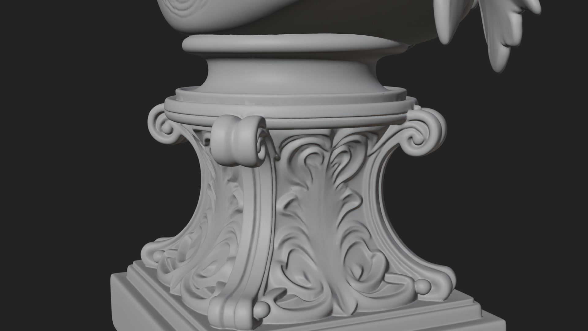 Angel of Victory Statue Design 6 3D Print Model 3D Model
