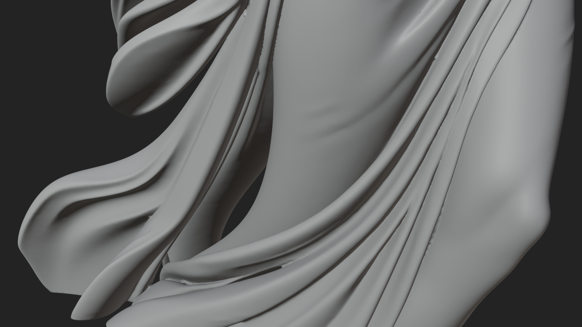 Angel of Victory Statue Design 8 3D Print Model 3D Model