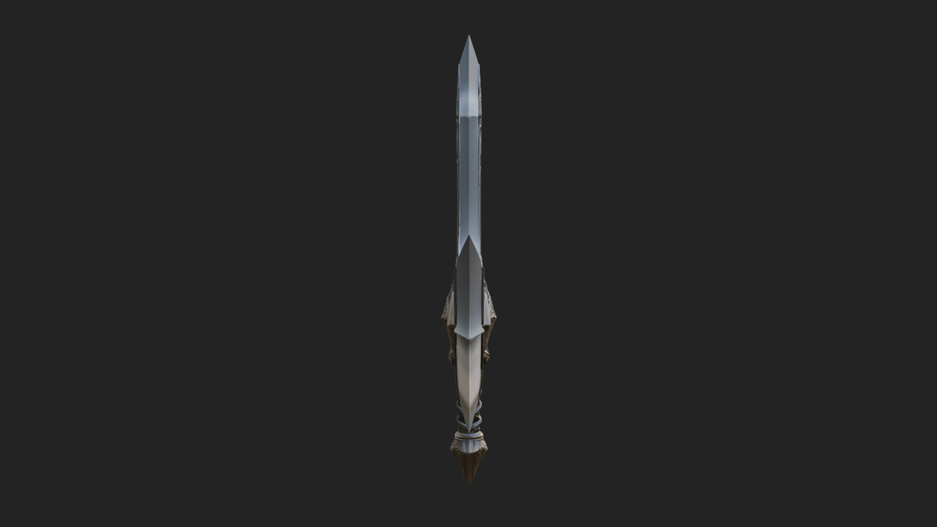 Angel Wing Greatsword Model Design 1 3D Print Model 3D Model