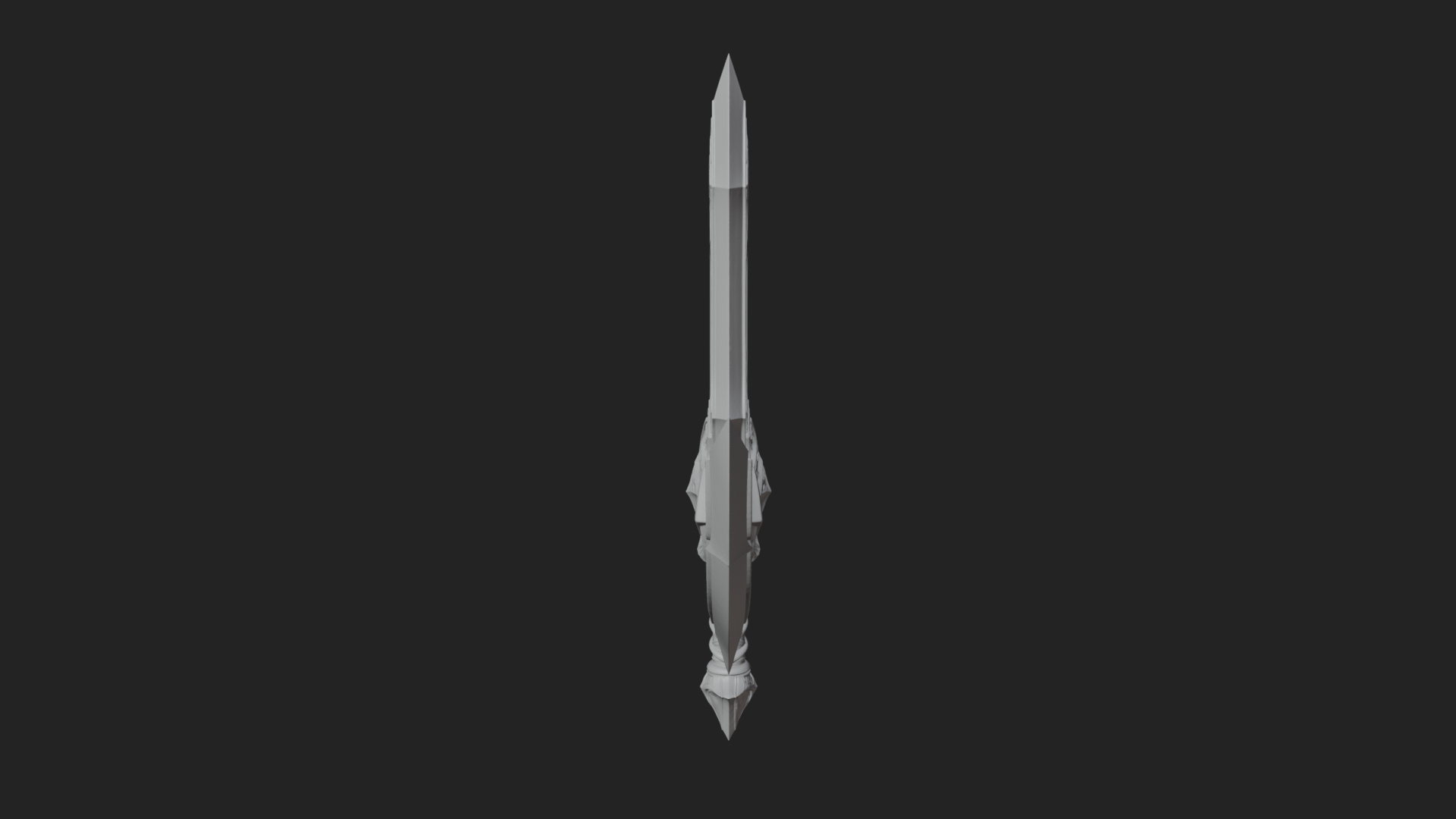 Angel Wing Greatsword Model Design 1 3D Print Model 3D Model