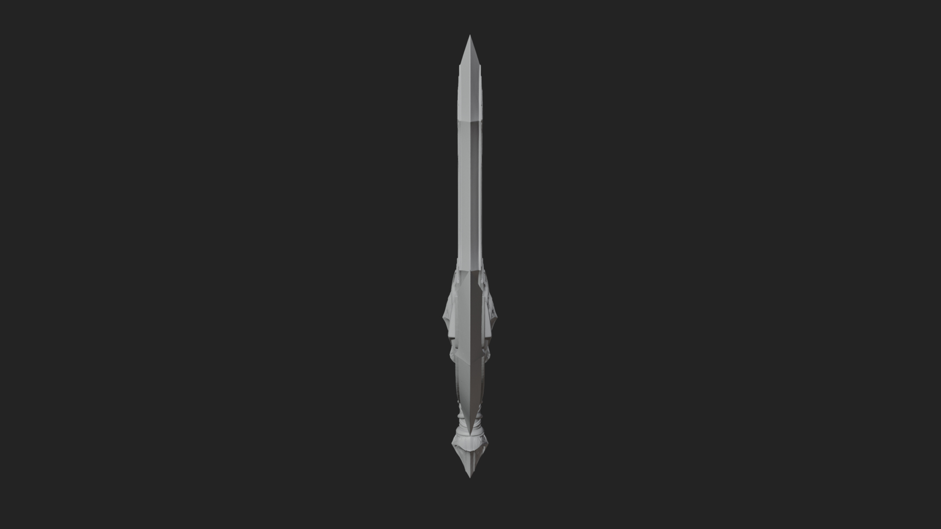 Angel Wing Greatsword Model Design 1 3D Print Model 3D Model