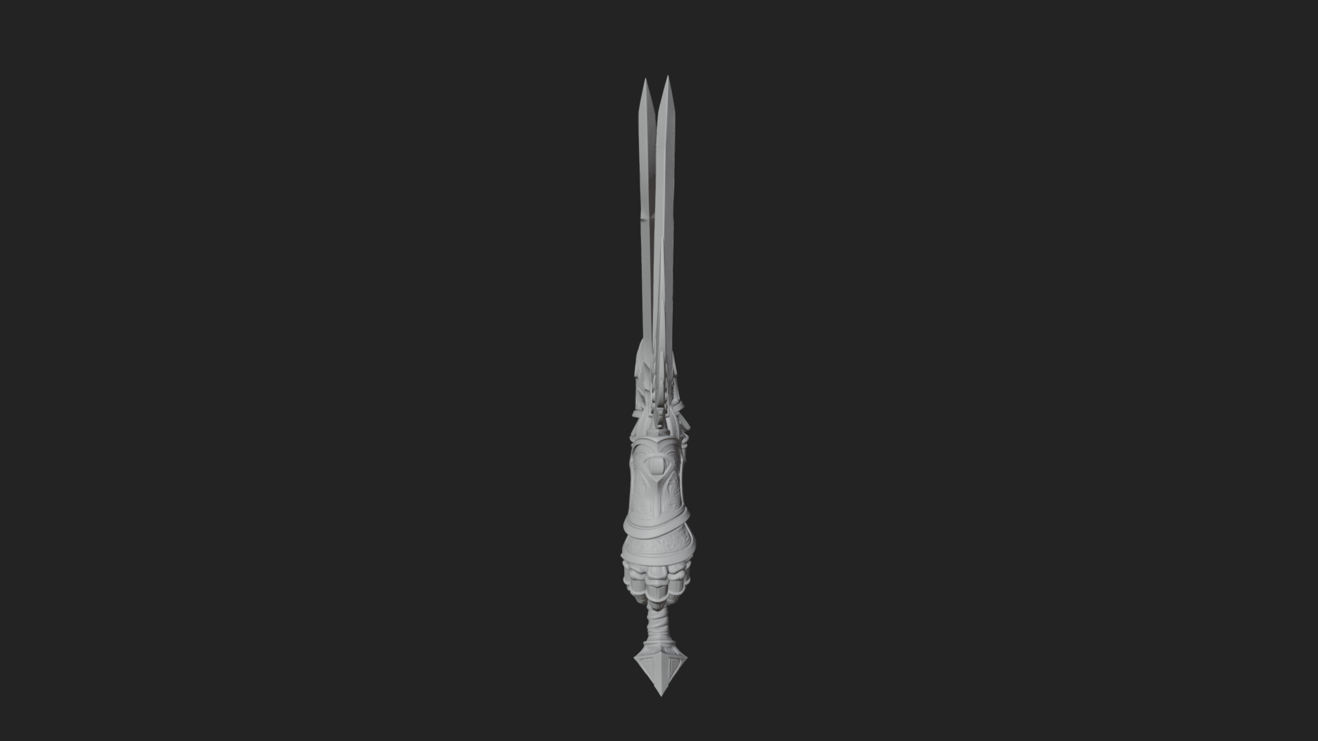 Angel Wing Greatsword Model Design 2 3D Print Model 3D Model
