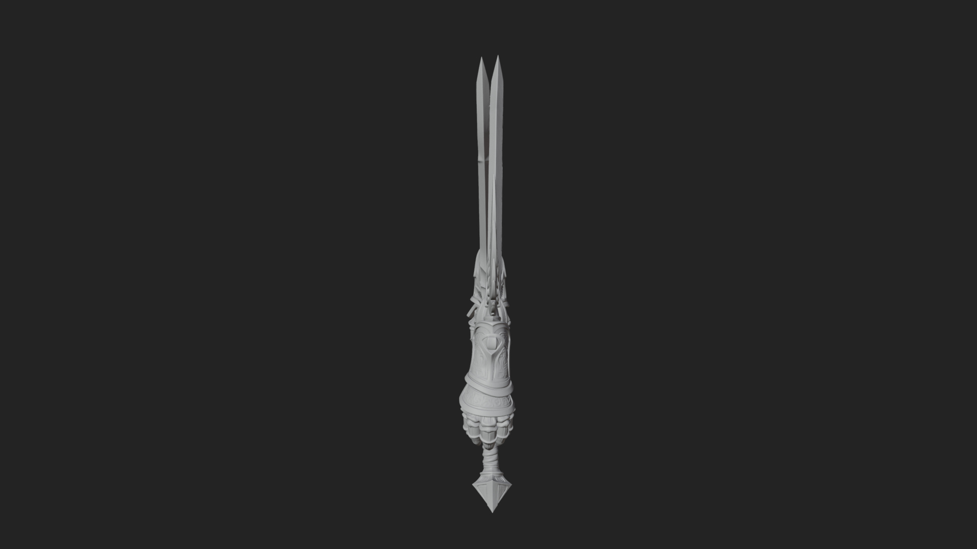 Angel Wing Greatsword Model Design 2 3D Print Model 3D Model