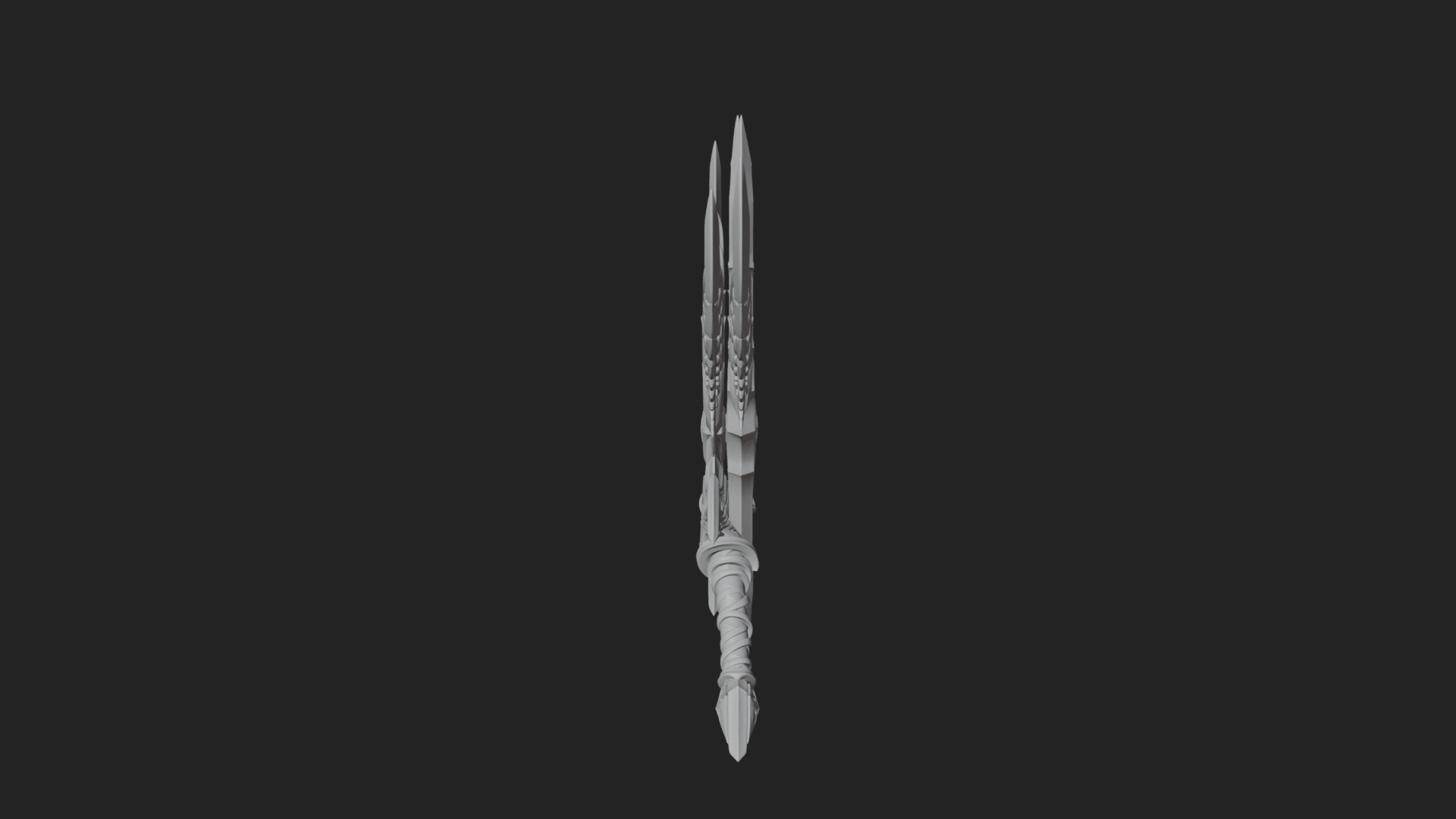 Angel Wing Greatsword Model Design 3 3D Print Model 3D Model