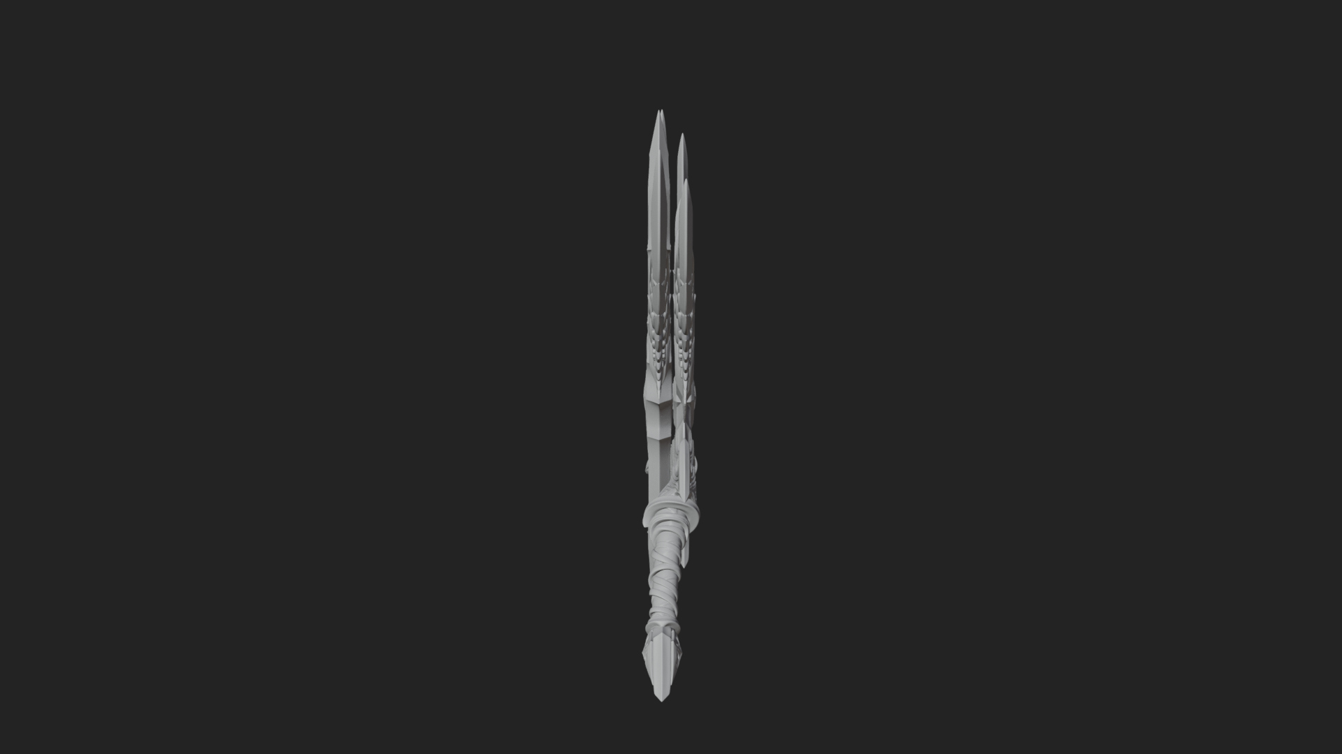 Angel Wing Greatsword Model Design 3 3D Print Model 3D Model