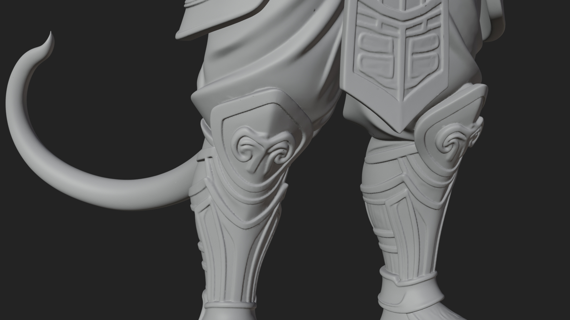 Anubis Egyptian God Statue Design 12 3D Print Model 3D Model