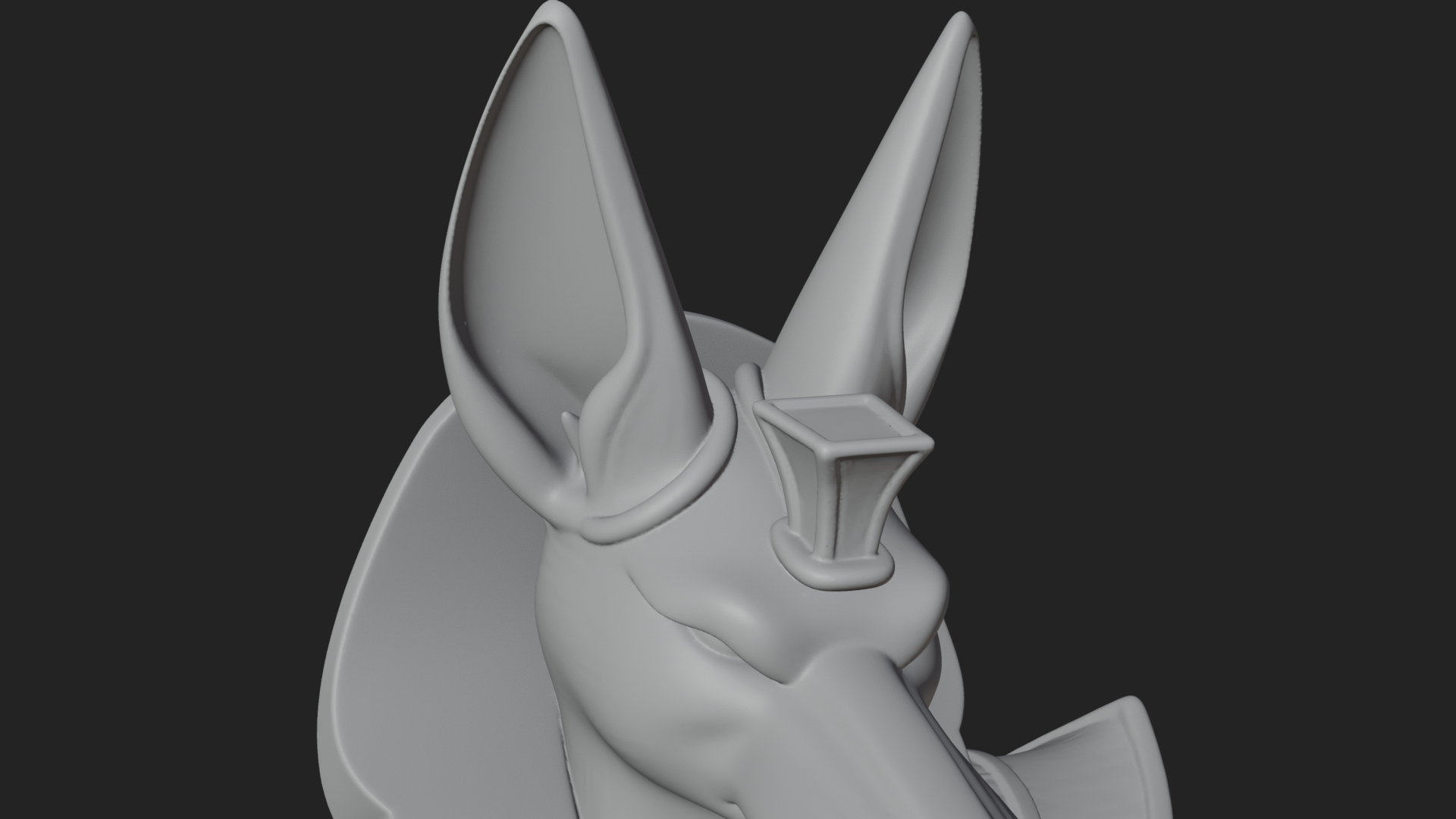 Anubis Egyptian God Statue Design 13 3D Print Model 3D Model