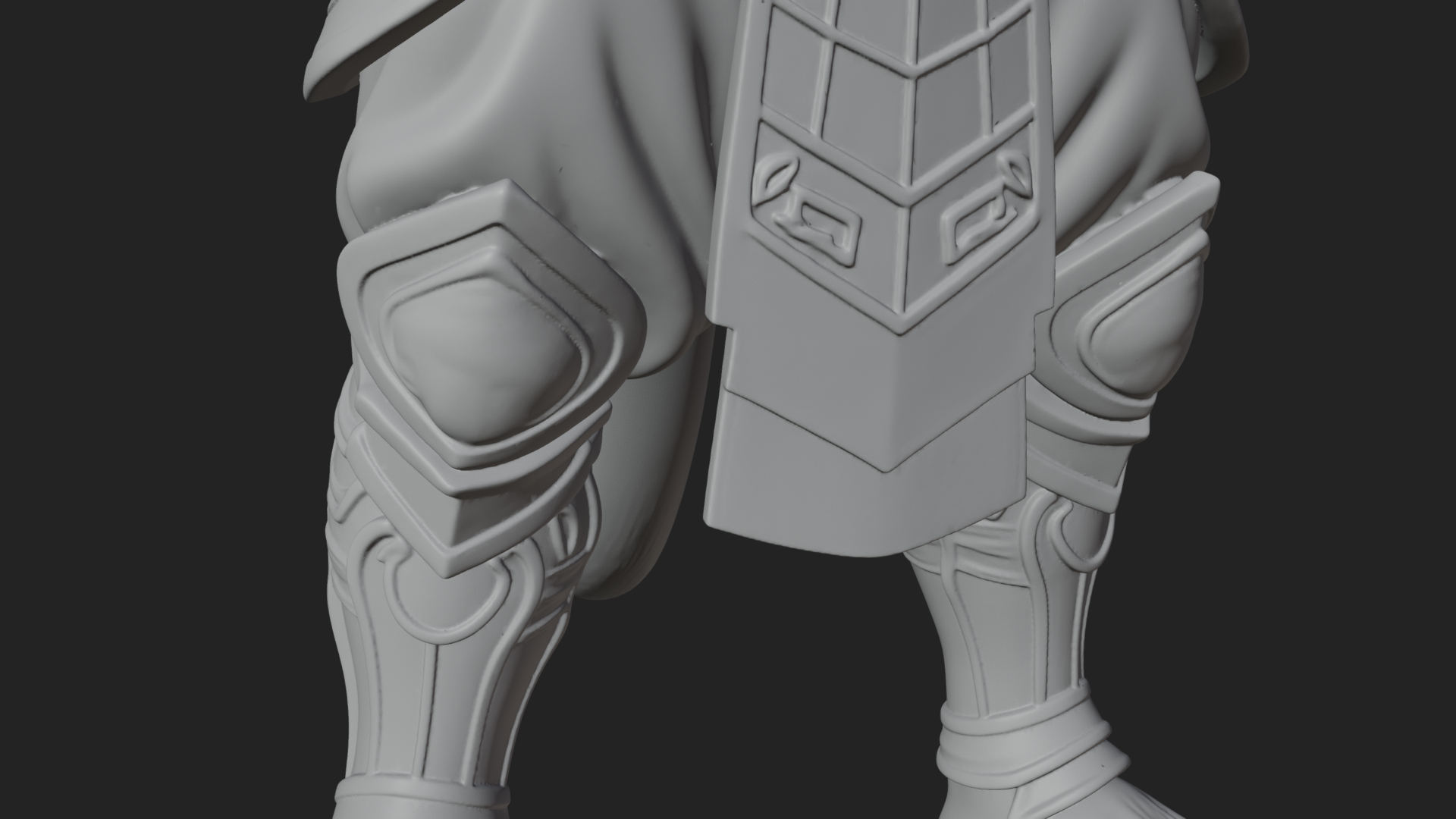 Anubis Egyptian God Statue Design 13 3D Print Model 3D Model