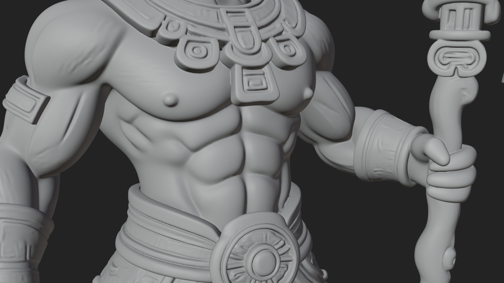 Anubis Egyptian God Statue Design 14 3D Print Model 3D Model