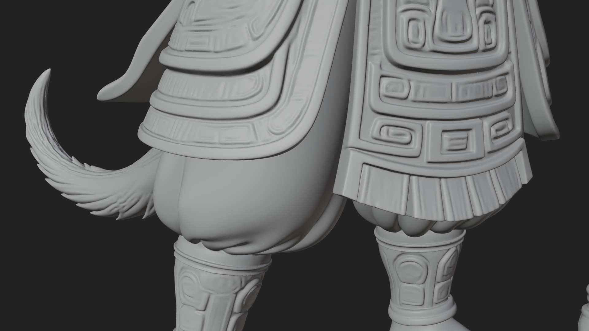 Anubis Egyptian God Statue Design 14 3D Print Model 3D Model
