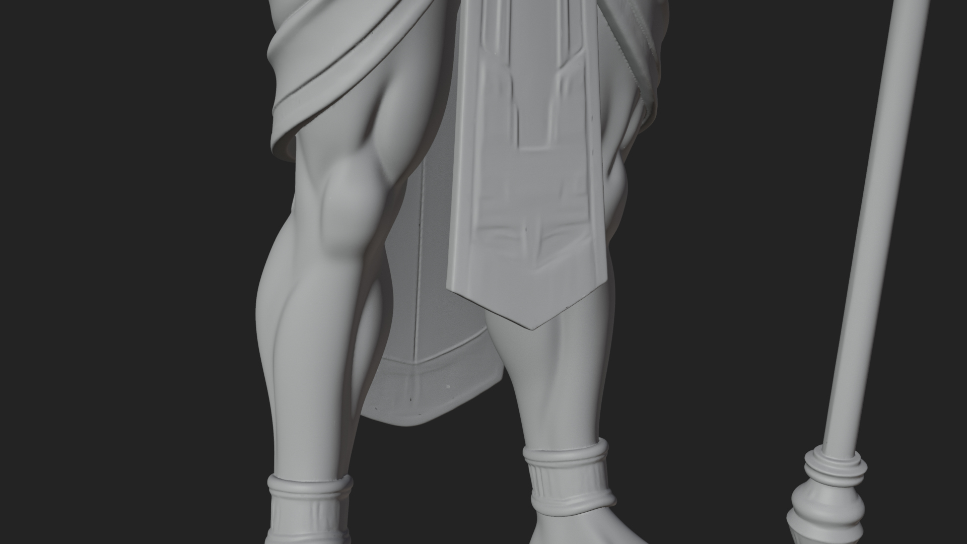 Anubis Egyptian God Statue Design 15 3D Print Model 3D Model