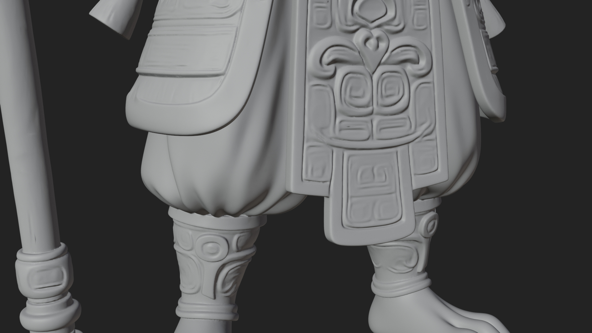 Anubis Egyptian God Statue Design 18 3D Print Model 3D Model