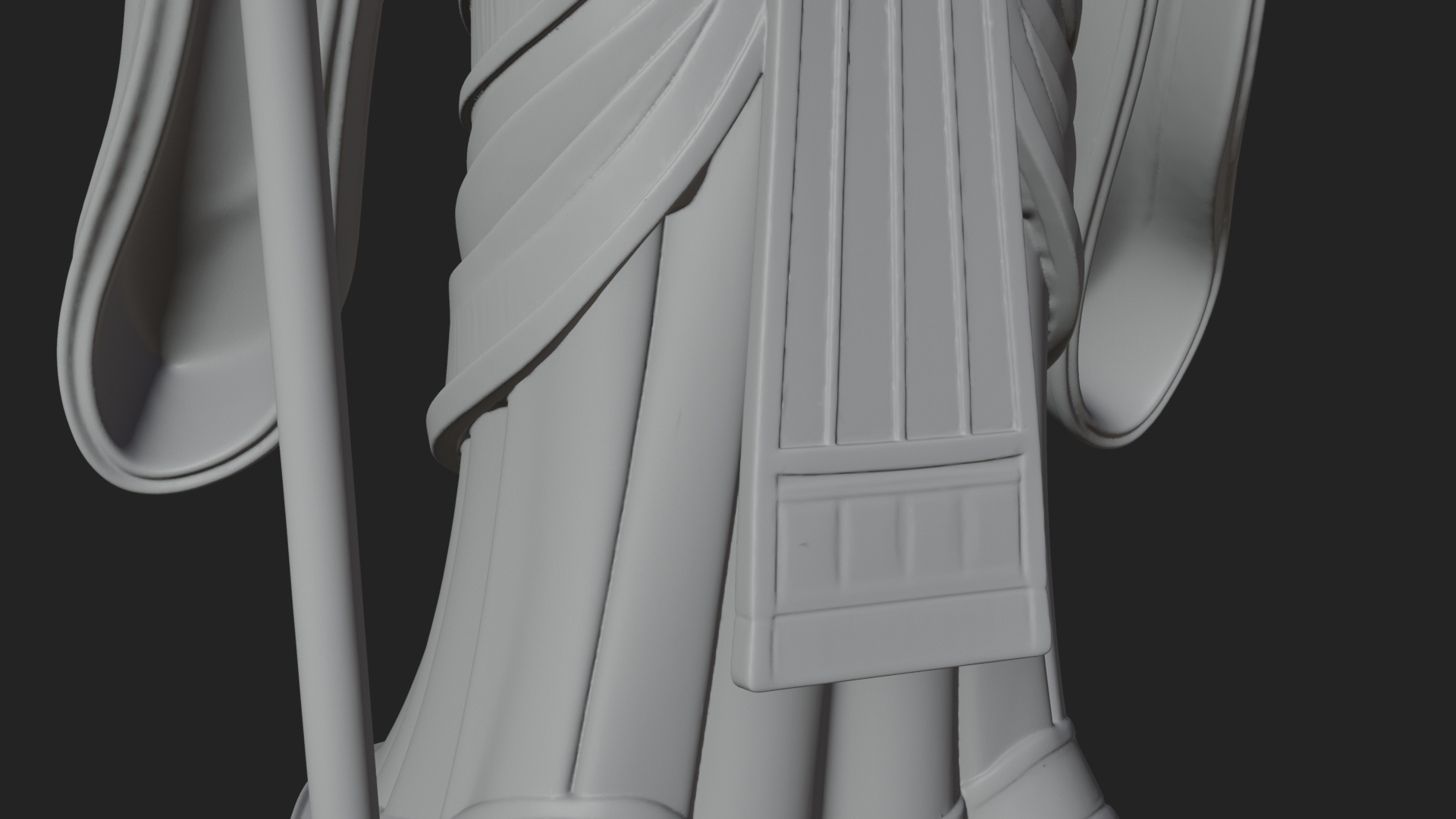 Anubis Egyptian God Statue Design 20 3D Print Model 3D Model
