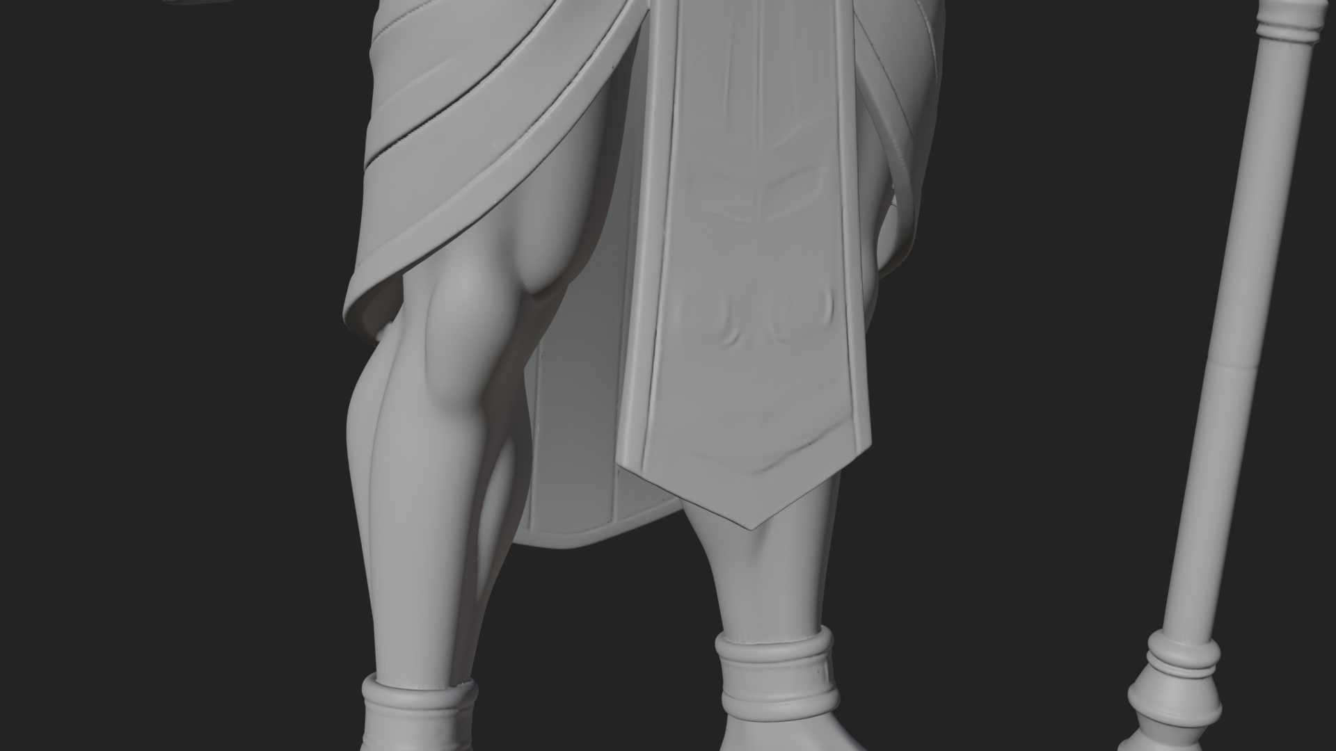 Anubis Egyptian God Statue Design 23 3D Print Model 3D Model