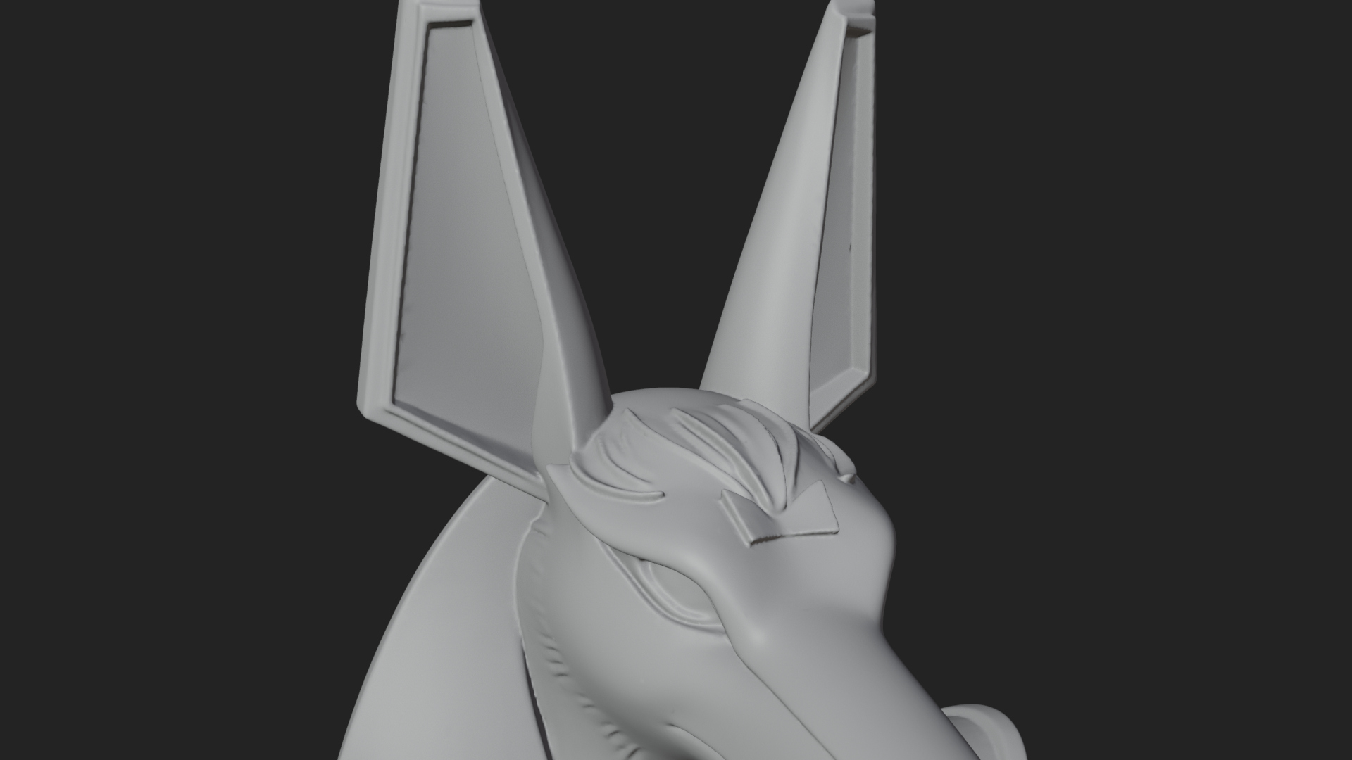 Anubis Egyptian God Statue Design 24 3D Print Model 3D Model