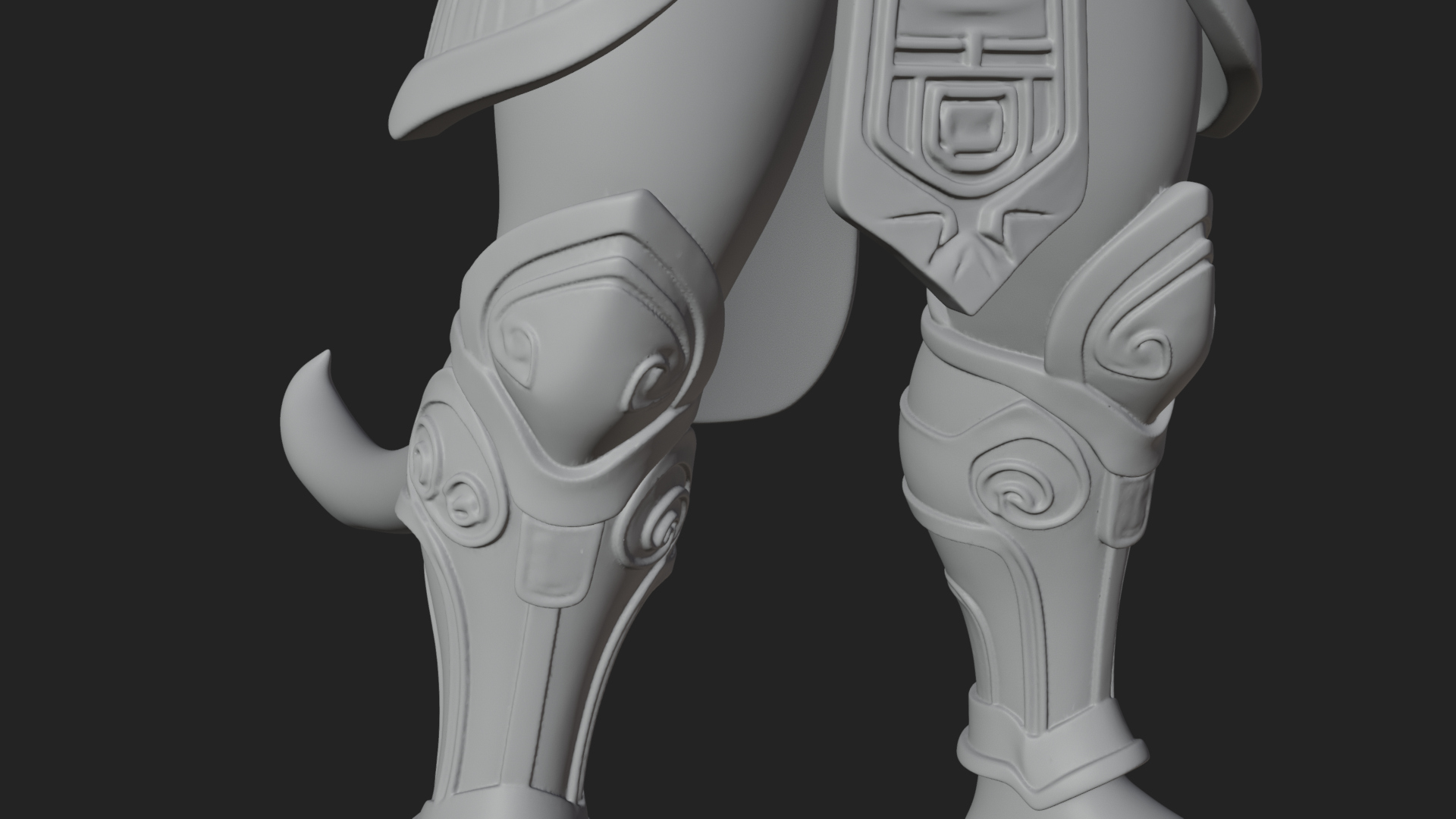 Anubis Egyptian God Statue Design 24 3D Print Model 3D Model