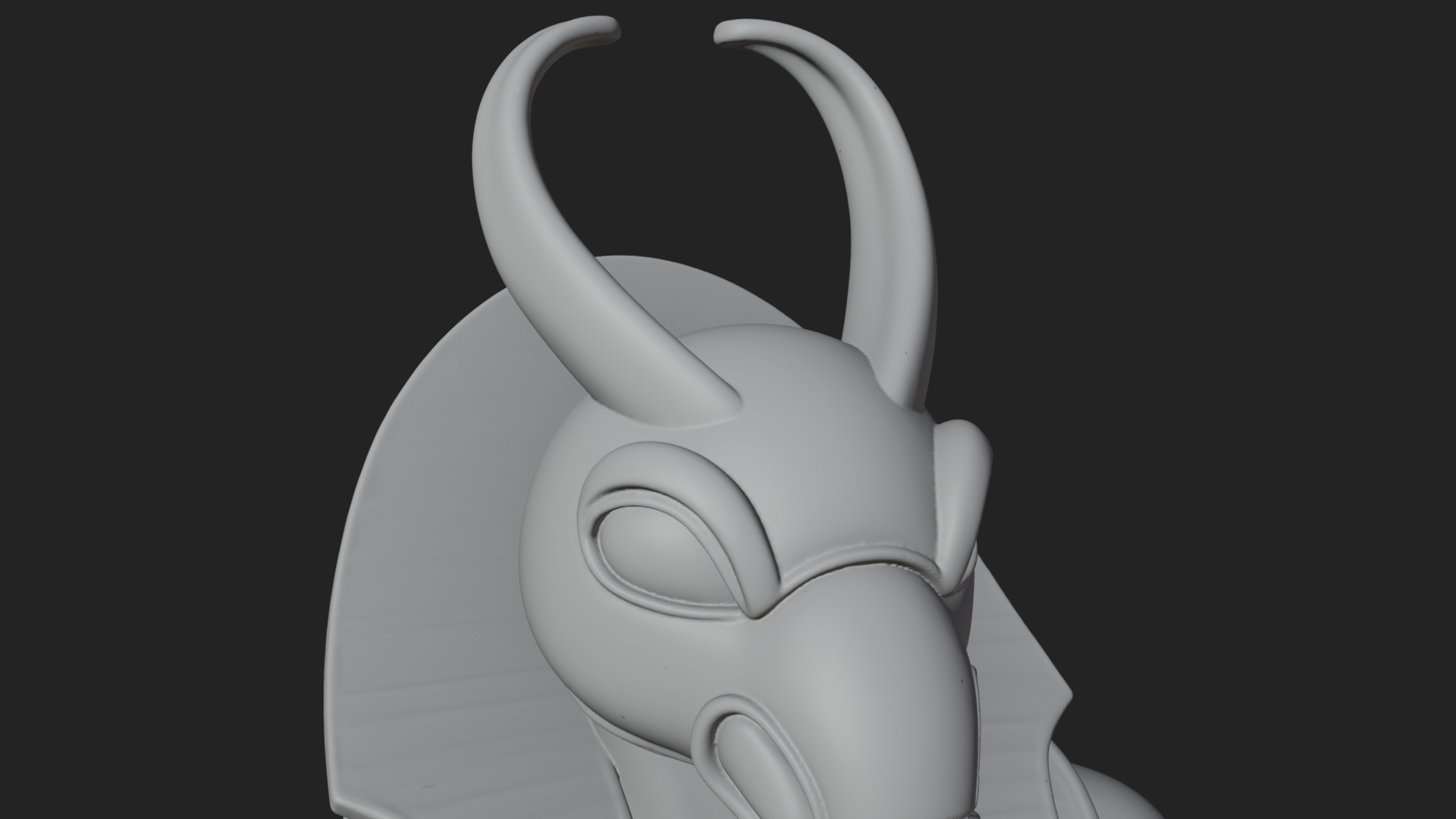 Anubis Egyptian God Statue Design 25 3D Print Model 3D Model