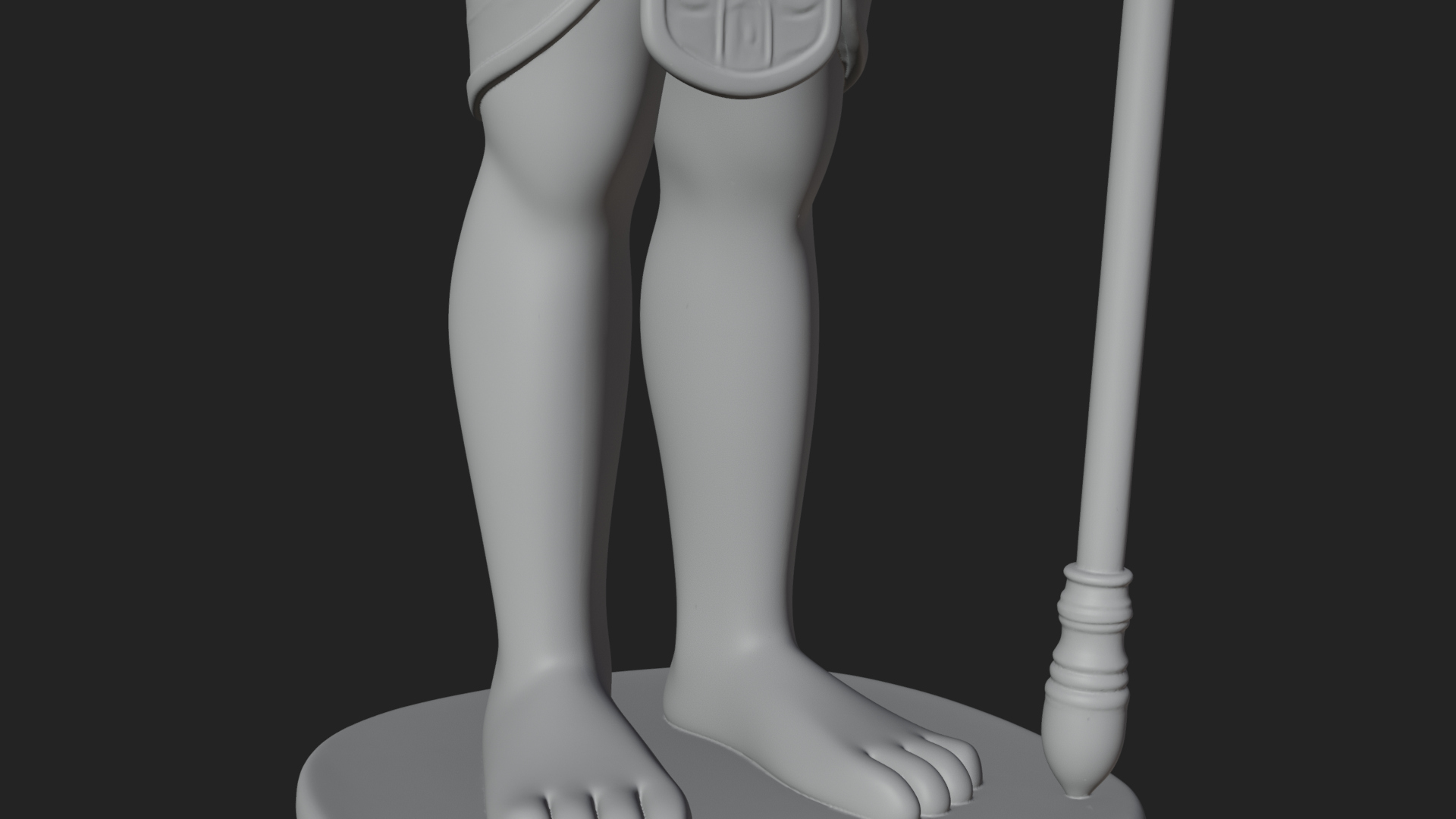 Anubis Egyptian God Statue Design 26 3D Print Model 3D Model