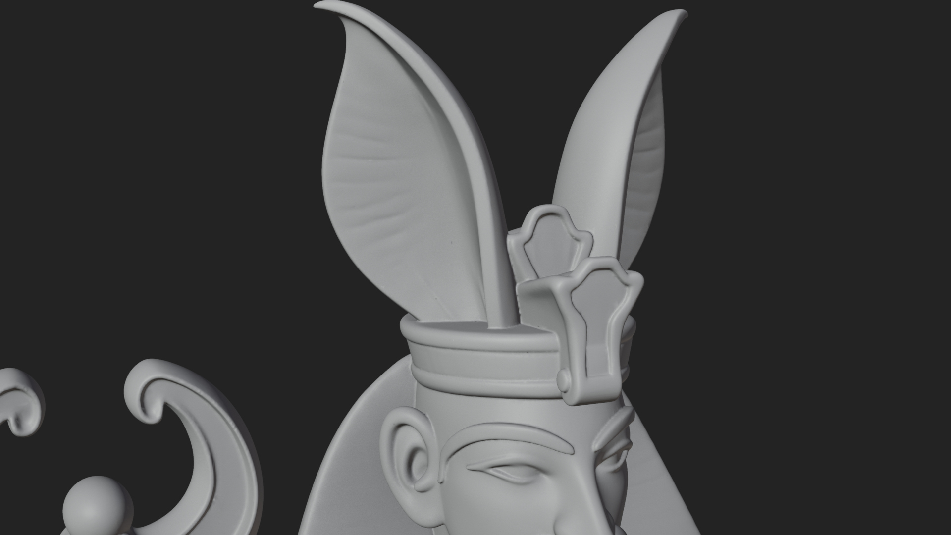 Anubis Egyptian God Statue Design 28 3D Print Model 3D Model