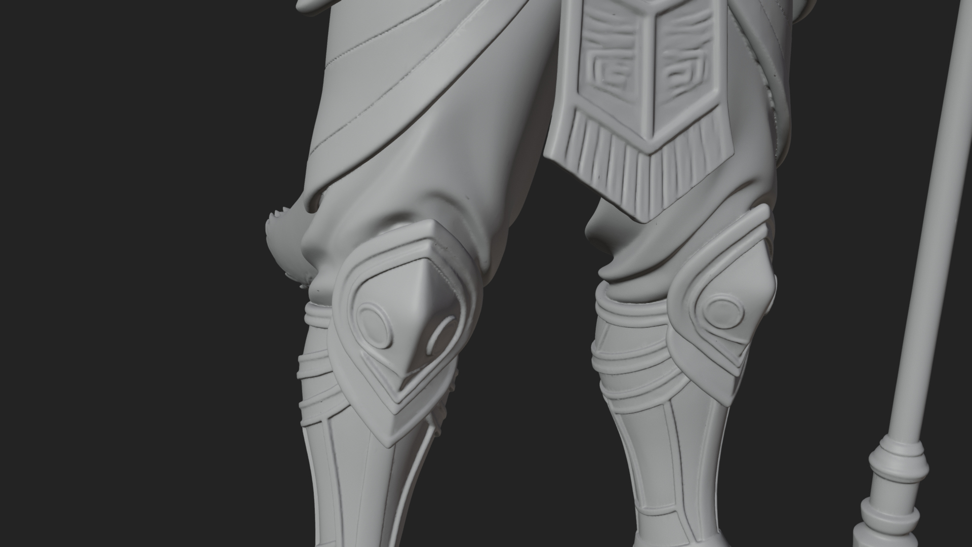 Anubis Egyptian God Statue Design 29 3D Print Model 3D Model
