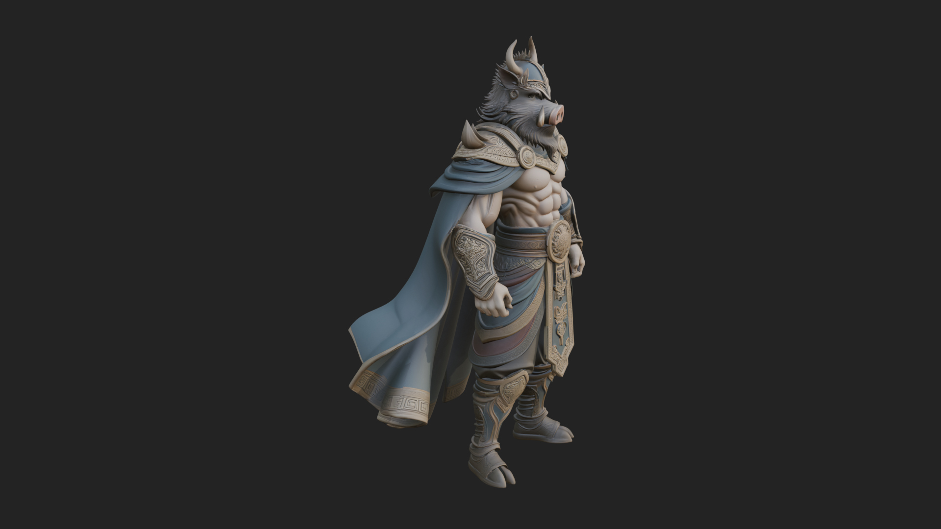 Anubis Egyptian God Statue Design 30 3D Print Model 3D Model