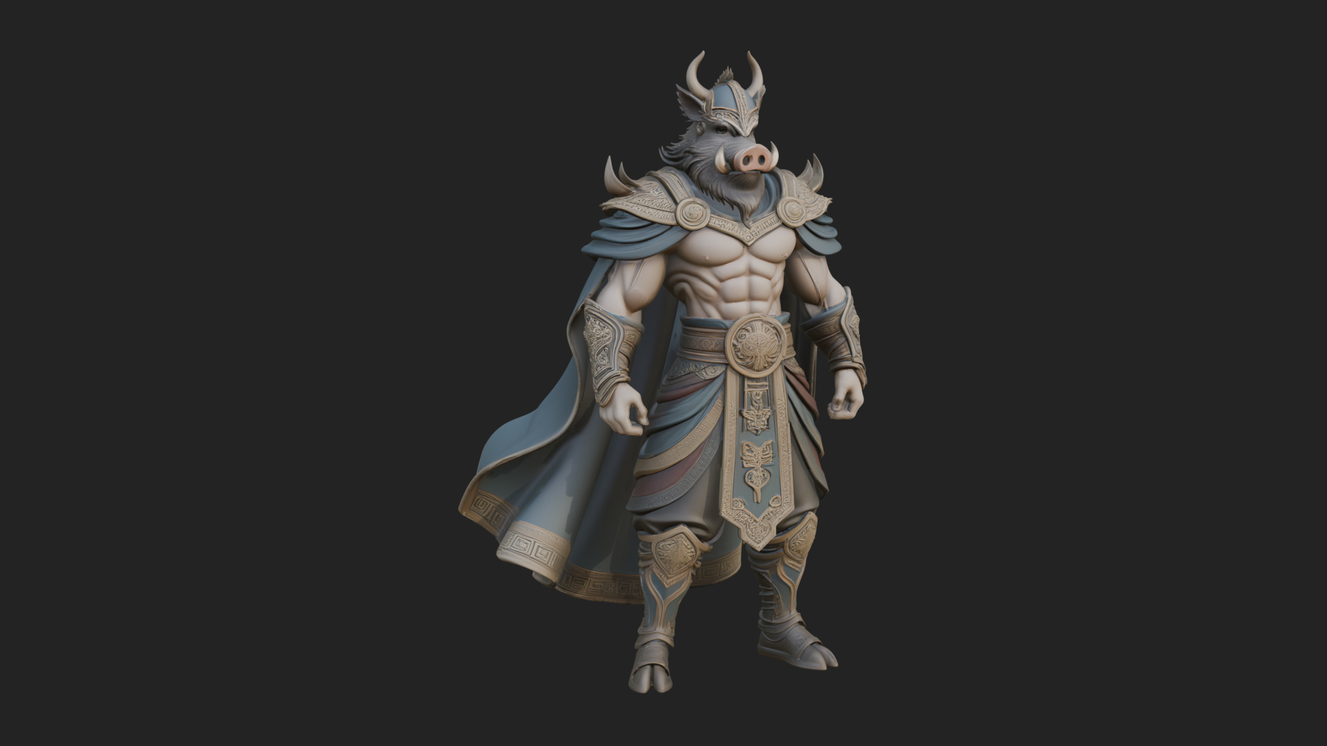 Anubis Egyptian God Statue Design 30 3D Print Model 3D Model