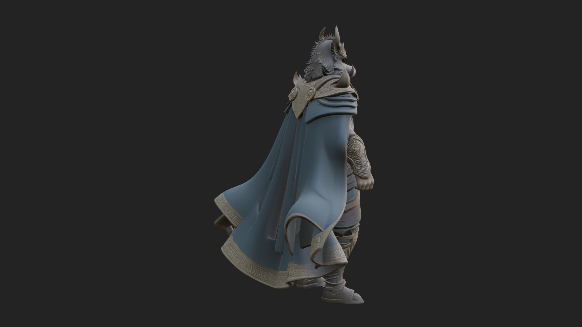 Anubis Egyptian God Statue Design 30 3D Print Model 3D Model