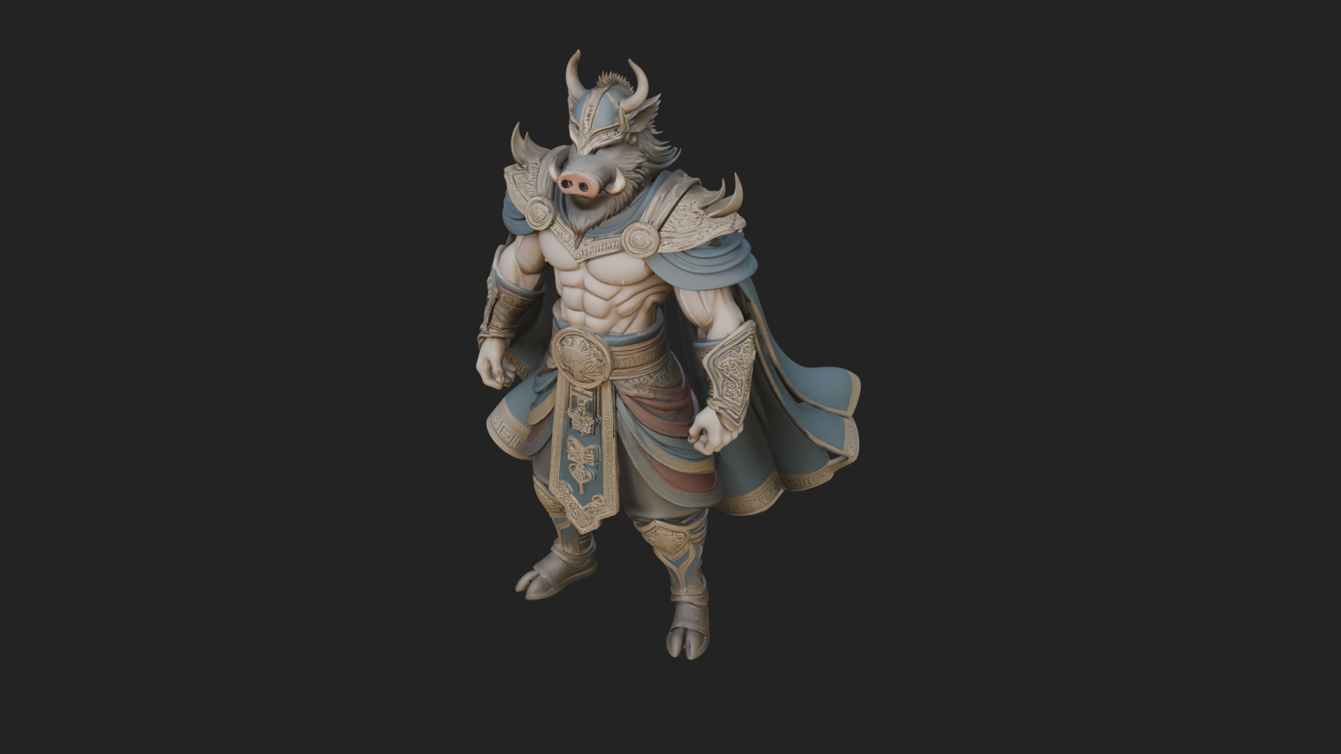 Anubis Egyptian God Statue Design 30 3D Print Model 3D Model