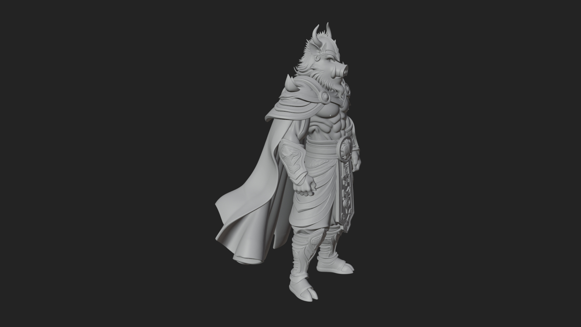 Anubis Egyptian God Statue Design 30 3D Print Model 3D Model