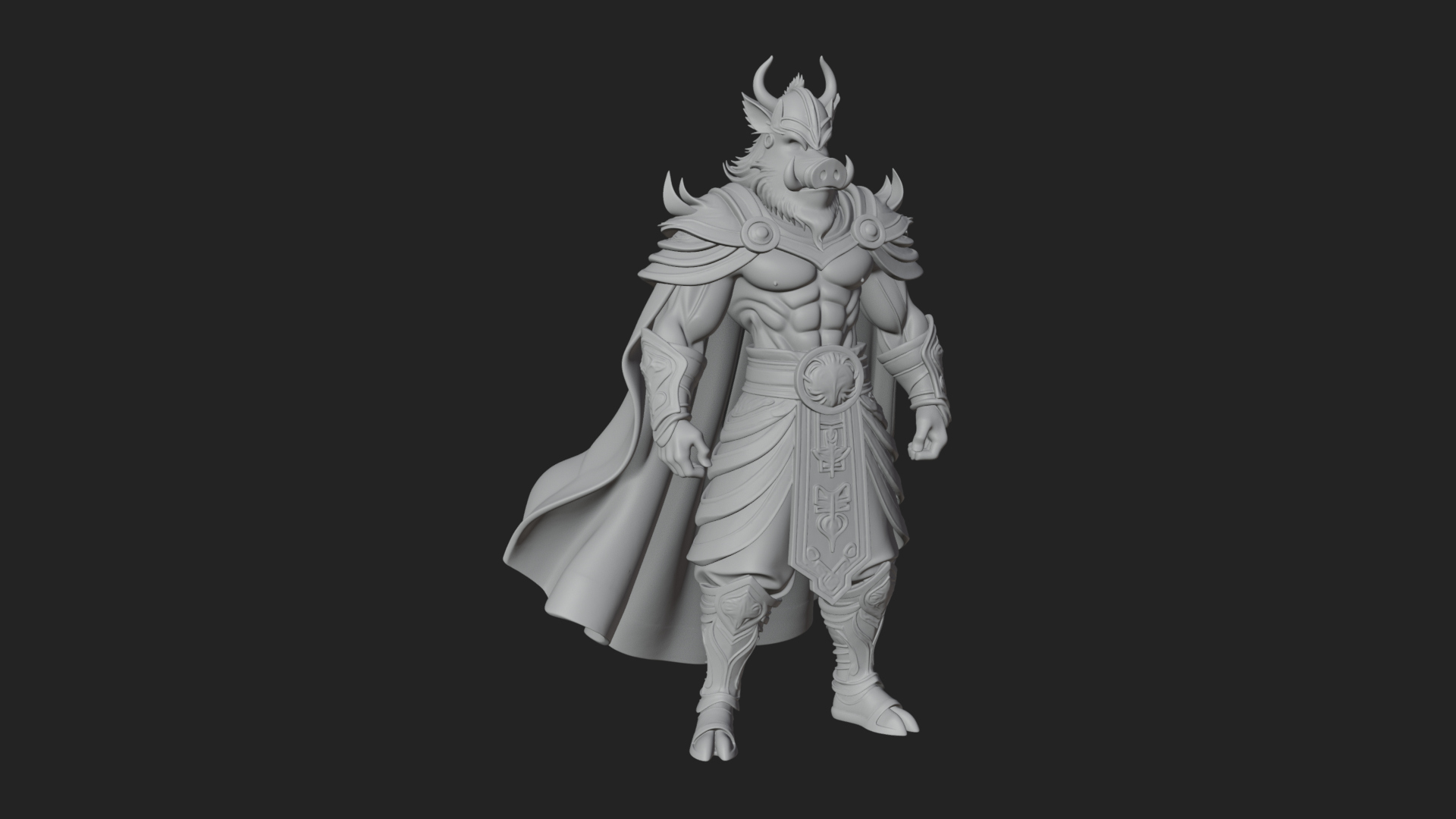 Anubis Egyptian God Statue Design 30 3D Print Model 3D Model