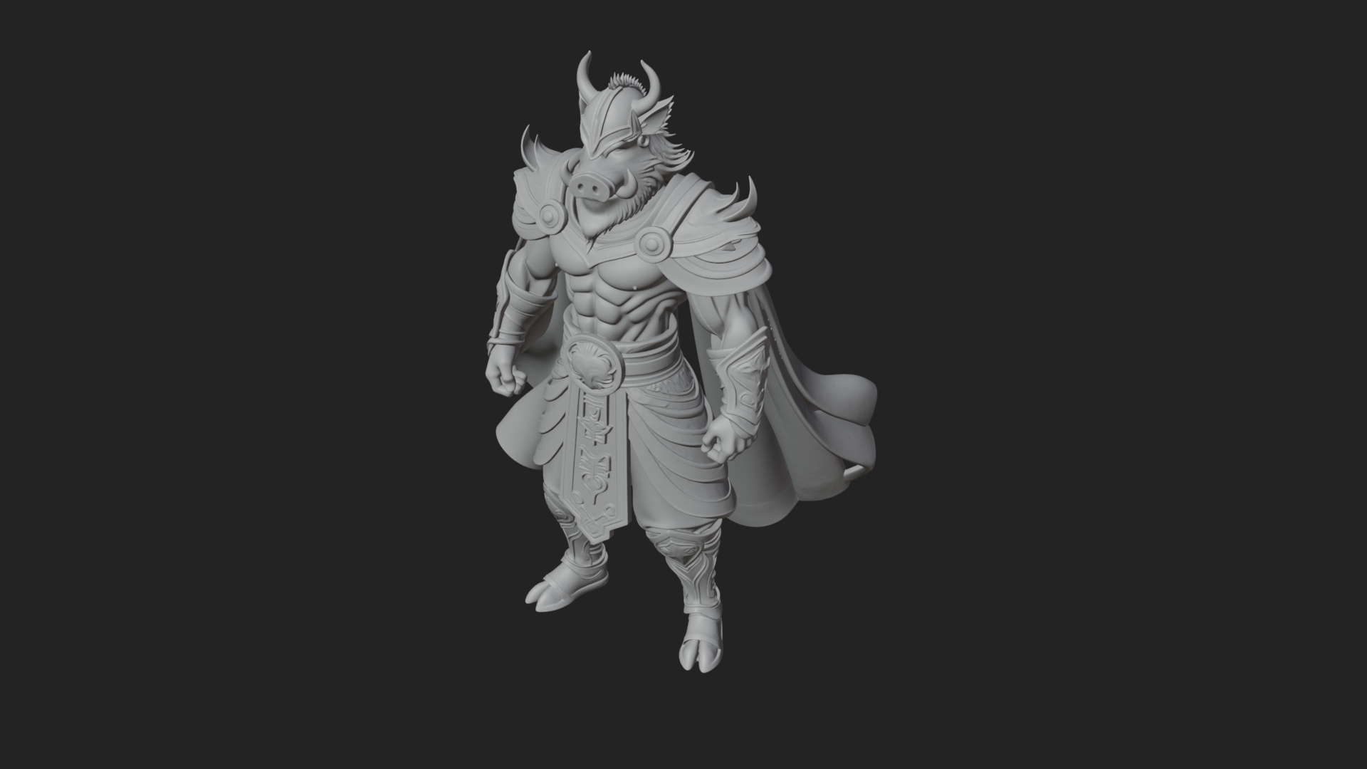Anubis Egyptian God Statue Design 30 3D Print Model 3D Model