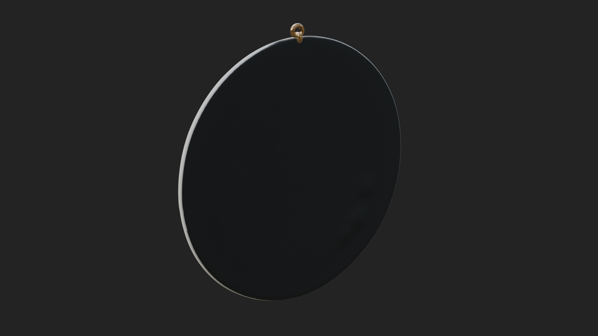 Aquarius Water Bearer Oval Plaque Design 3 3D Print Model 3D Model