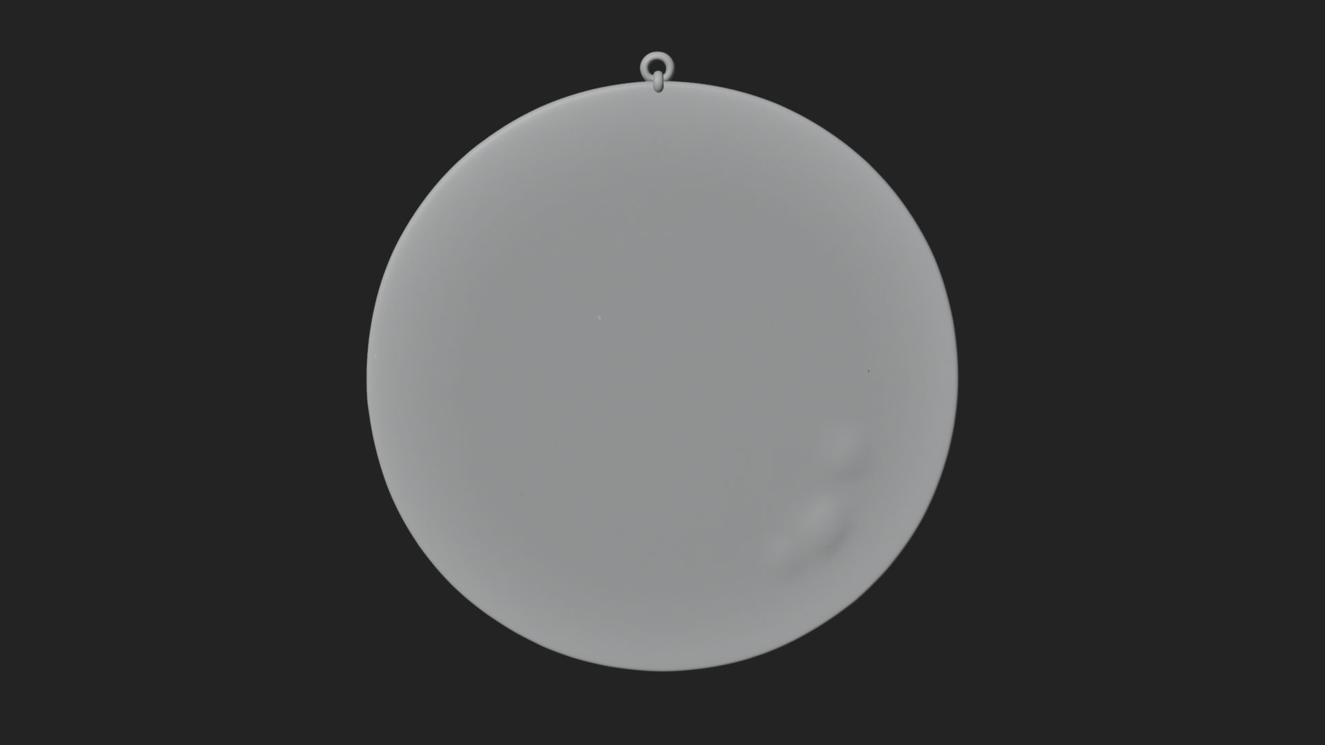 Aquarius Water Bearer Oval Plaque Design 3 3D Print Model 3D Model