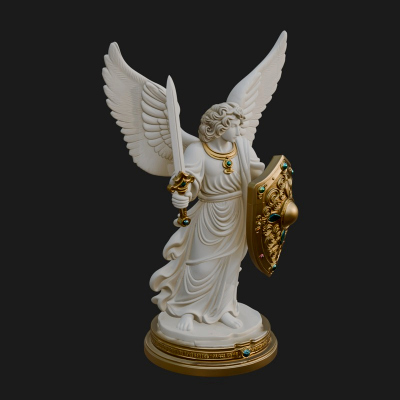 Archangel Michael Warrior Statue Design 28 3D Print Model