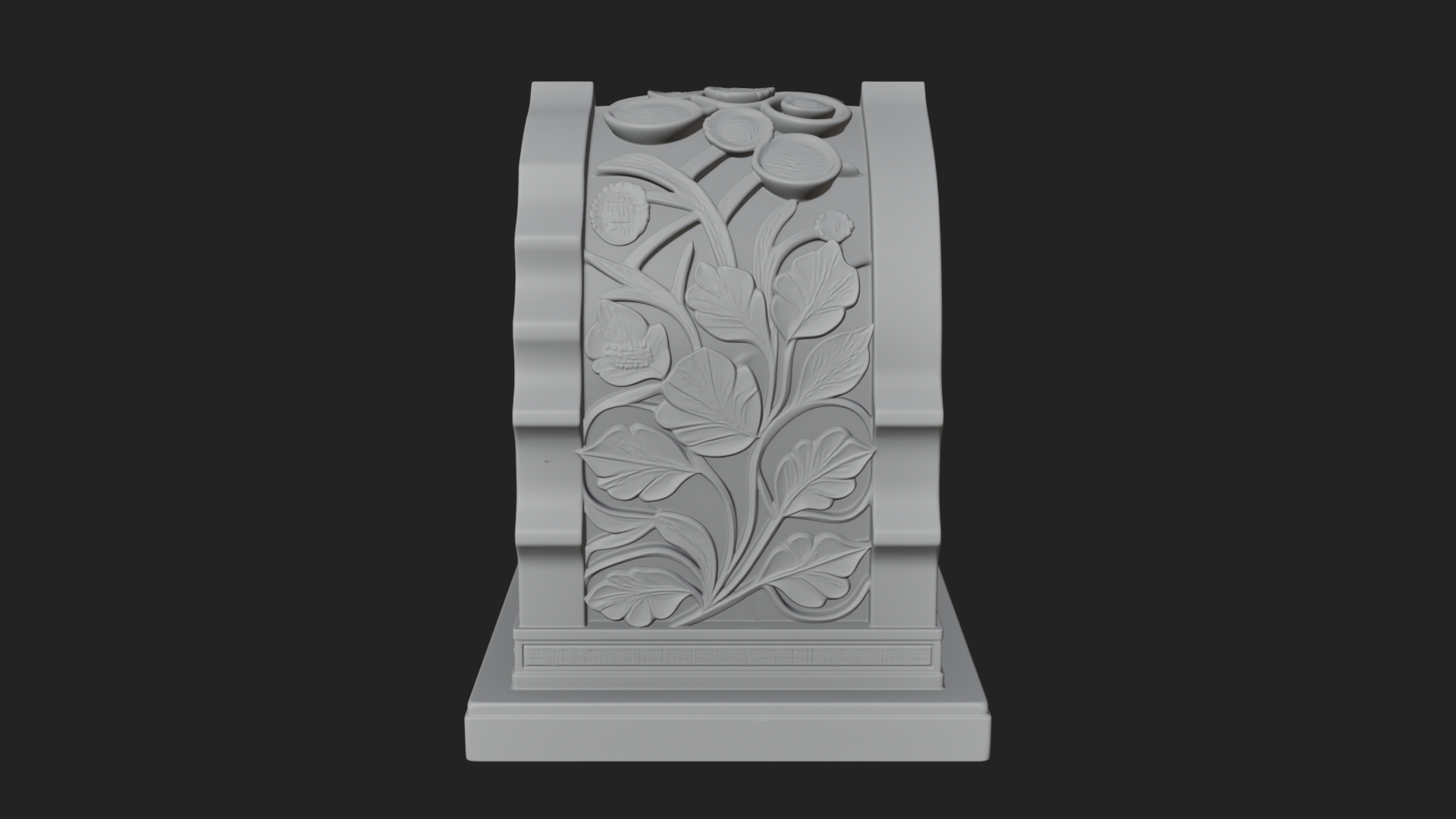 Arched Stone Pavilion Model Design 1 3D Print Model 3D Model