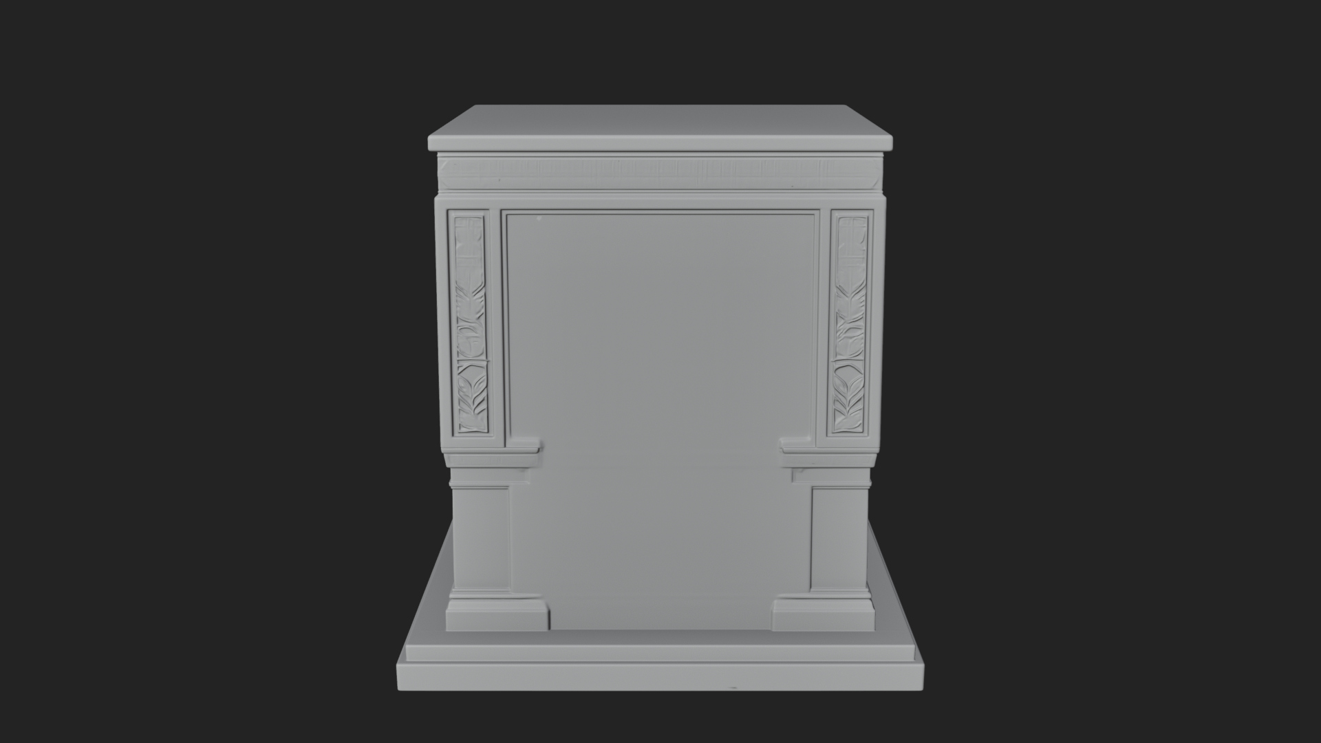 Arched Stone Pavilion Model Design 4 3D Print Model 3D Model
