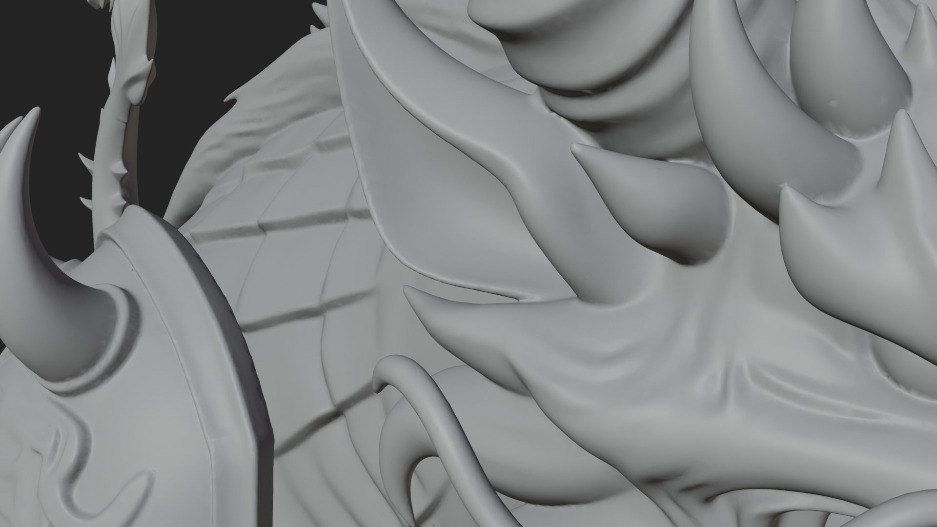 Armored Bull Beast Statue Design 2 3D Print Model 3D Model