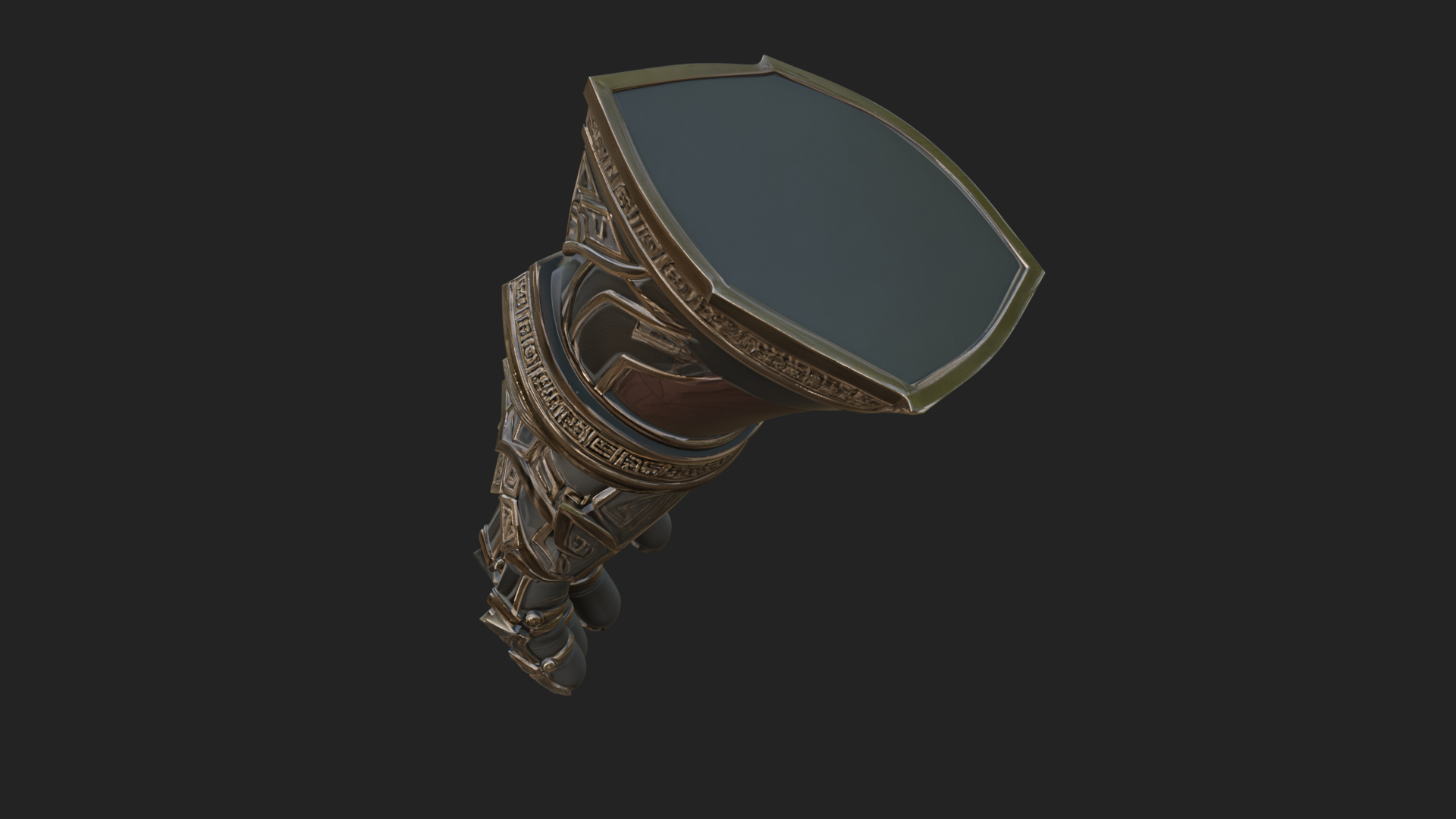 Armored Gauntlet Arm Model Design 1 3D Print Model 3D Model