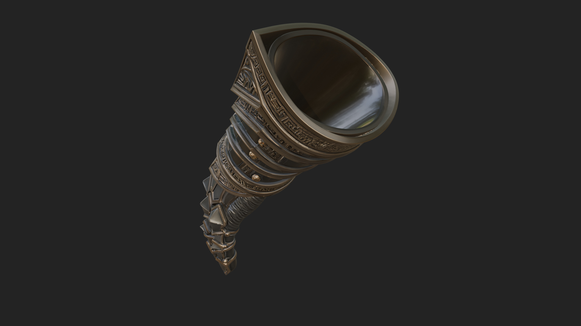 Armored Gauntlet Arm Model Design 2 3D Print Model 3D Model
