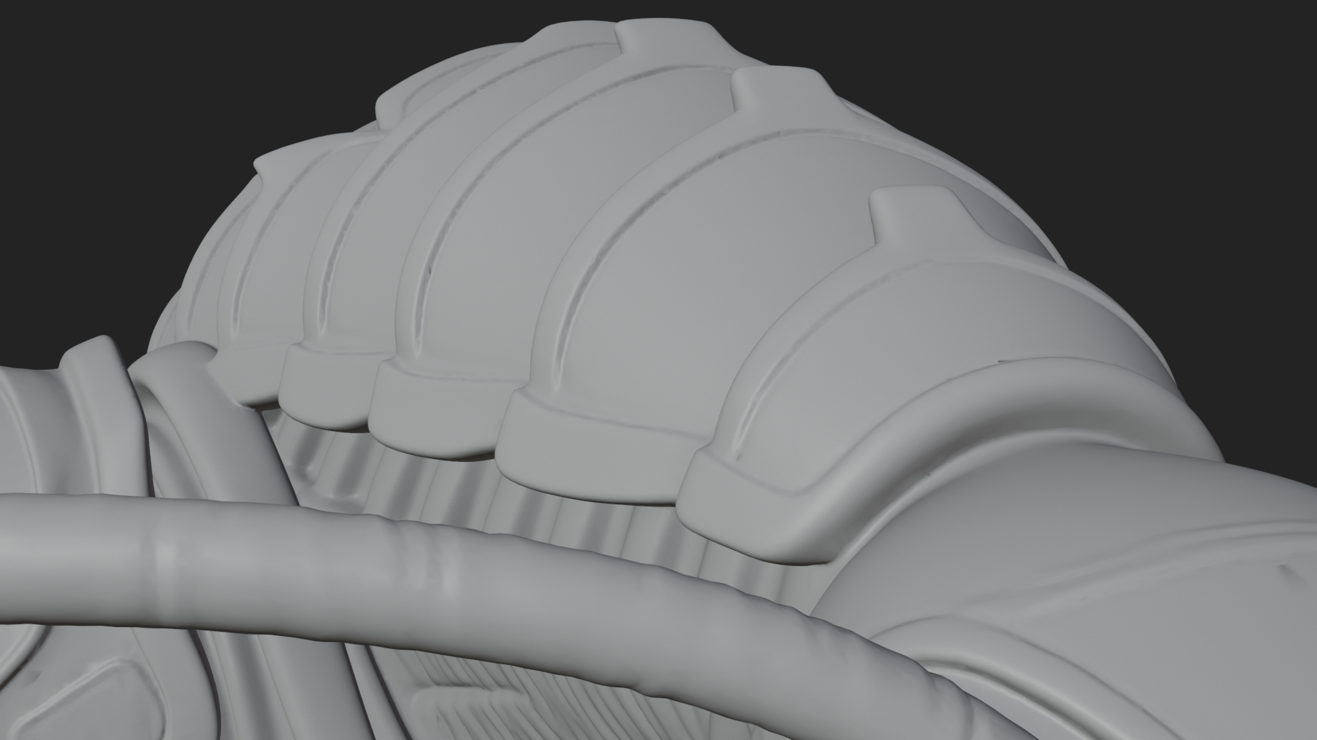 Armored Insect Beast Statue Design 2 3D Print Model 3D Model