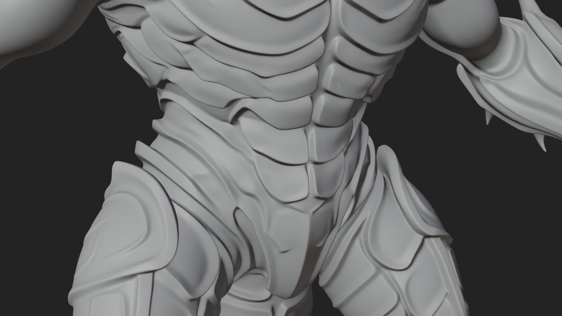 Armored Insect Beast Statue Design 3 3D Print Model 3D Model