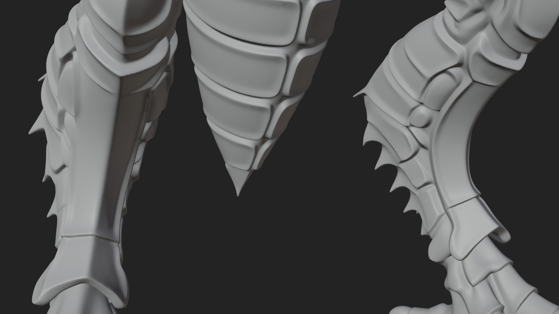Armored Insect Beast Statue Design 3 3D Print Model 3D Model