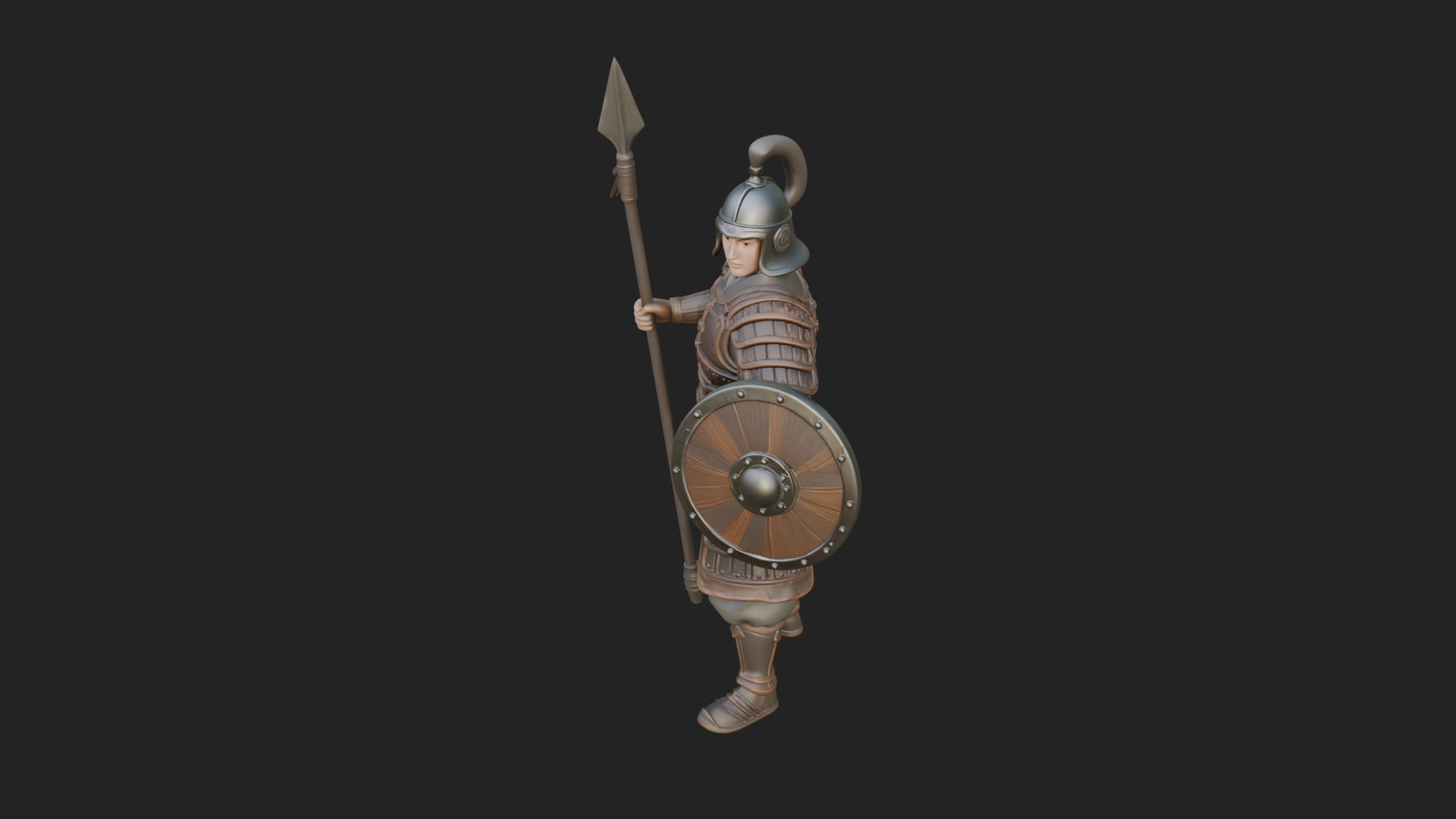 Armored Knight Statue Design 15 3D Print Model 3D Model